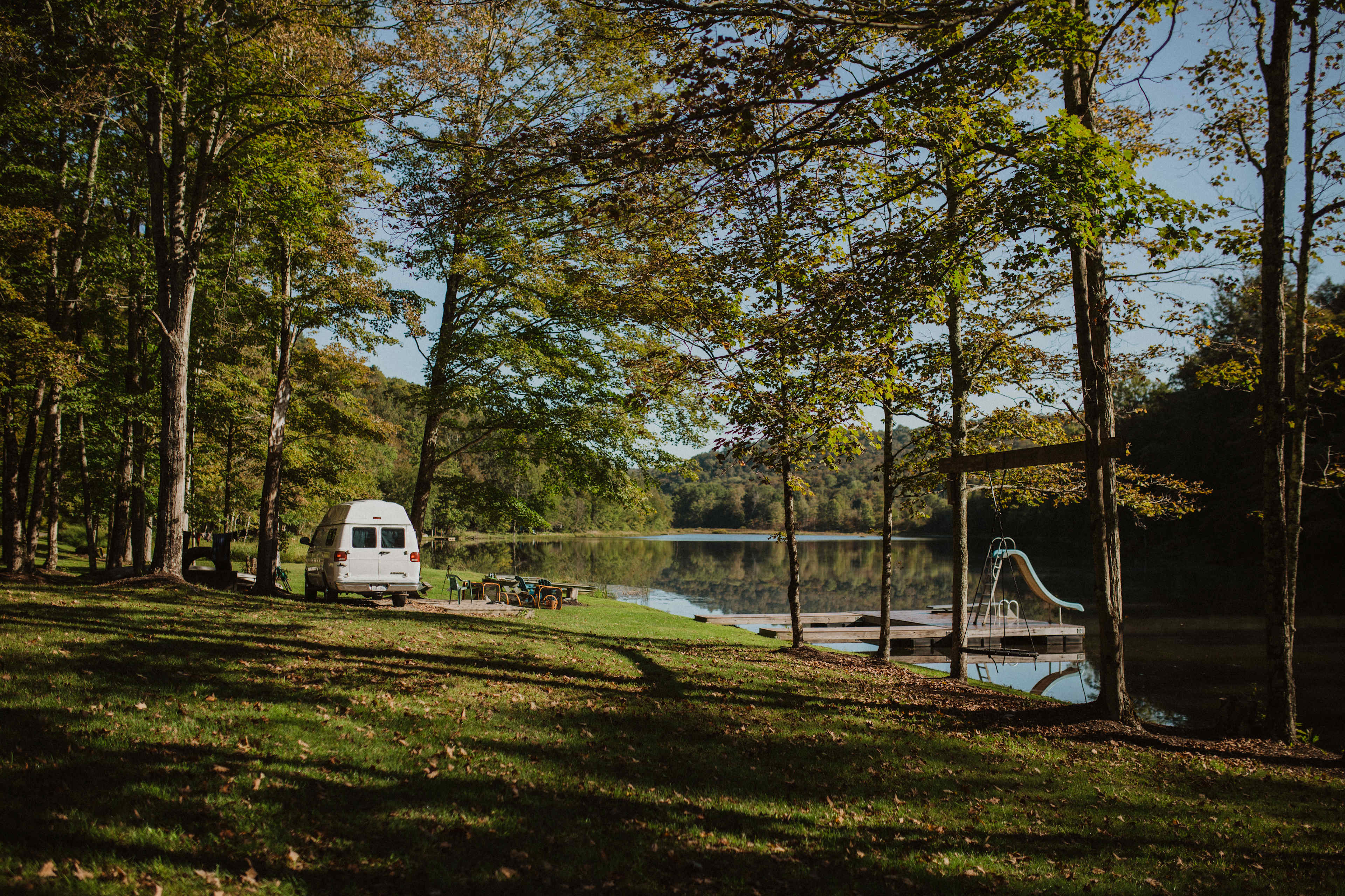 Lake Front Campsite !!!