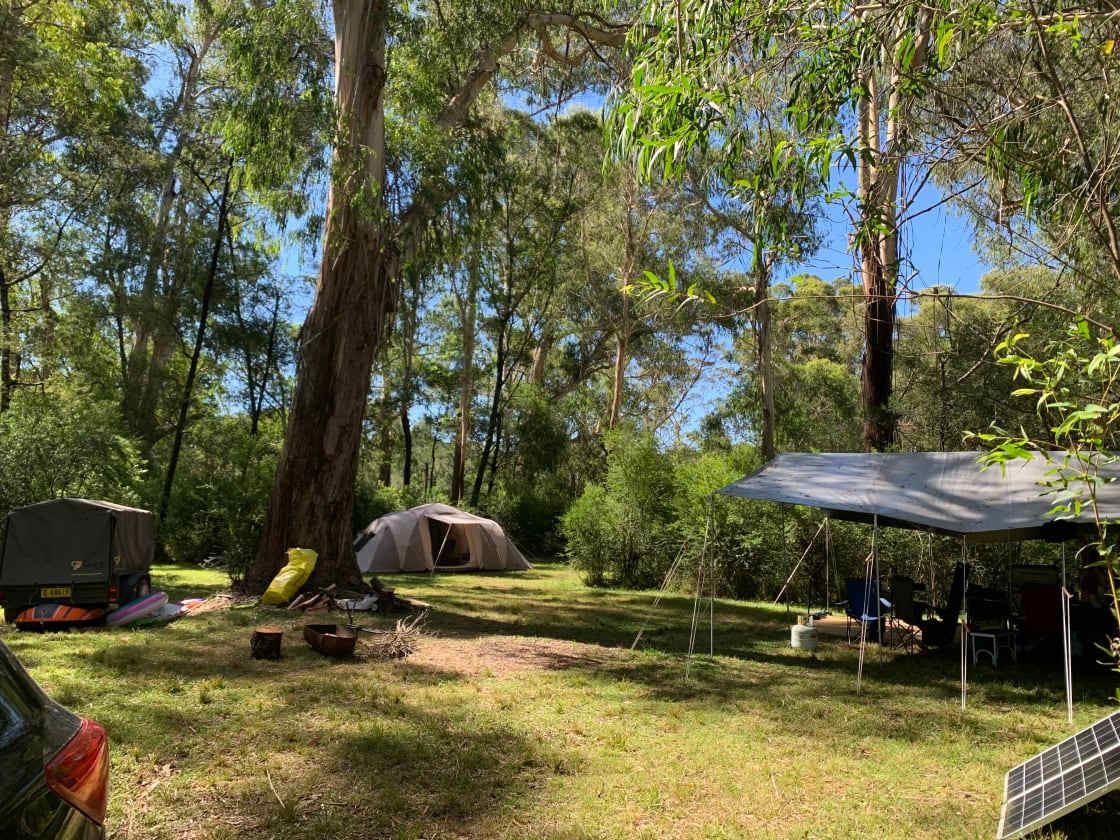 Site 6, camp set up!