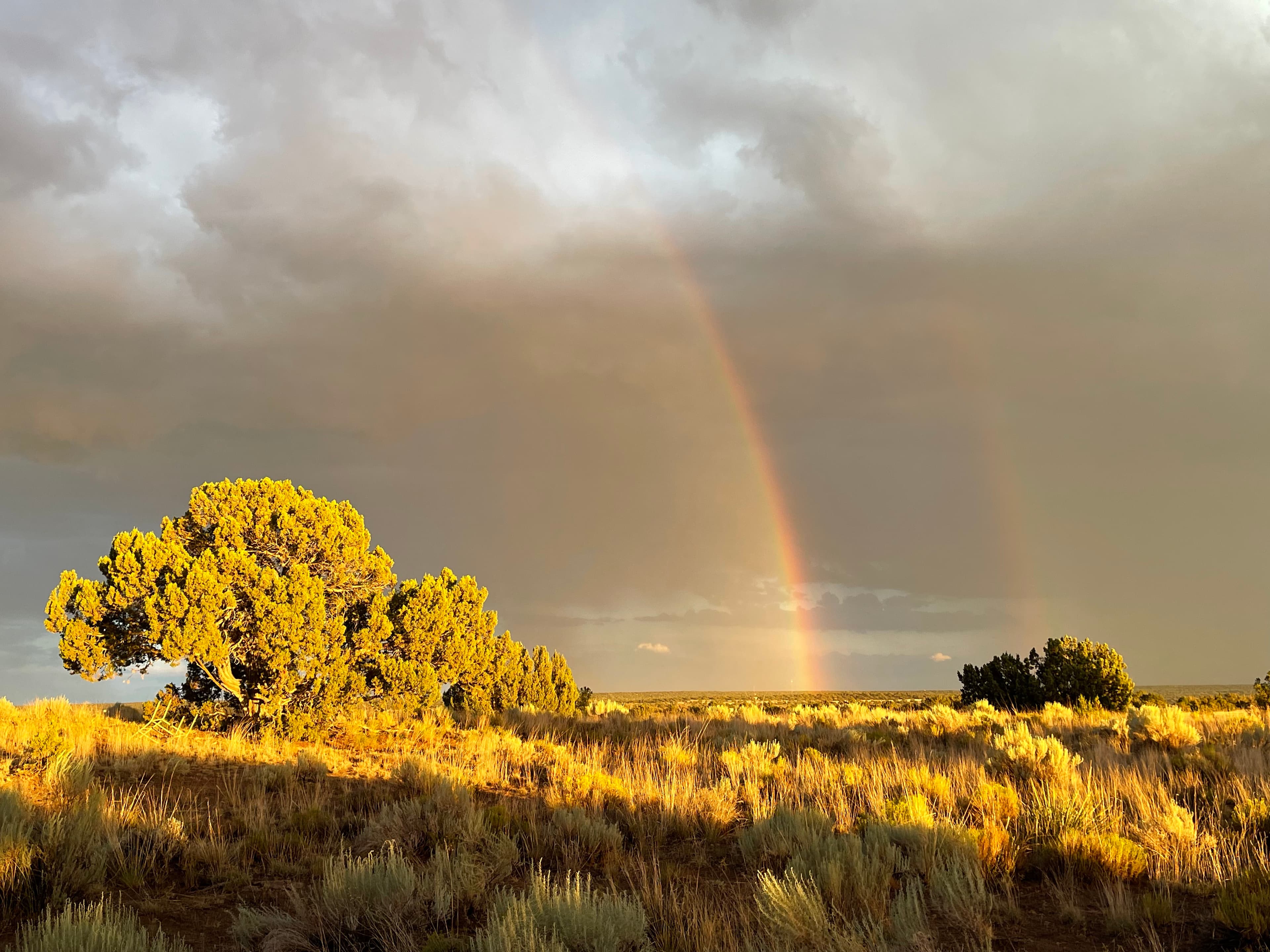 Rainbow after thunderstorm