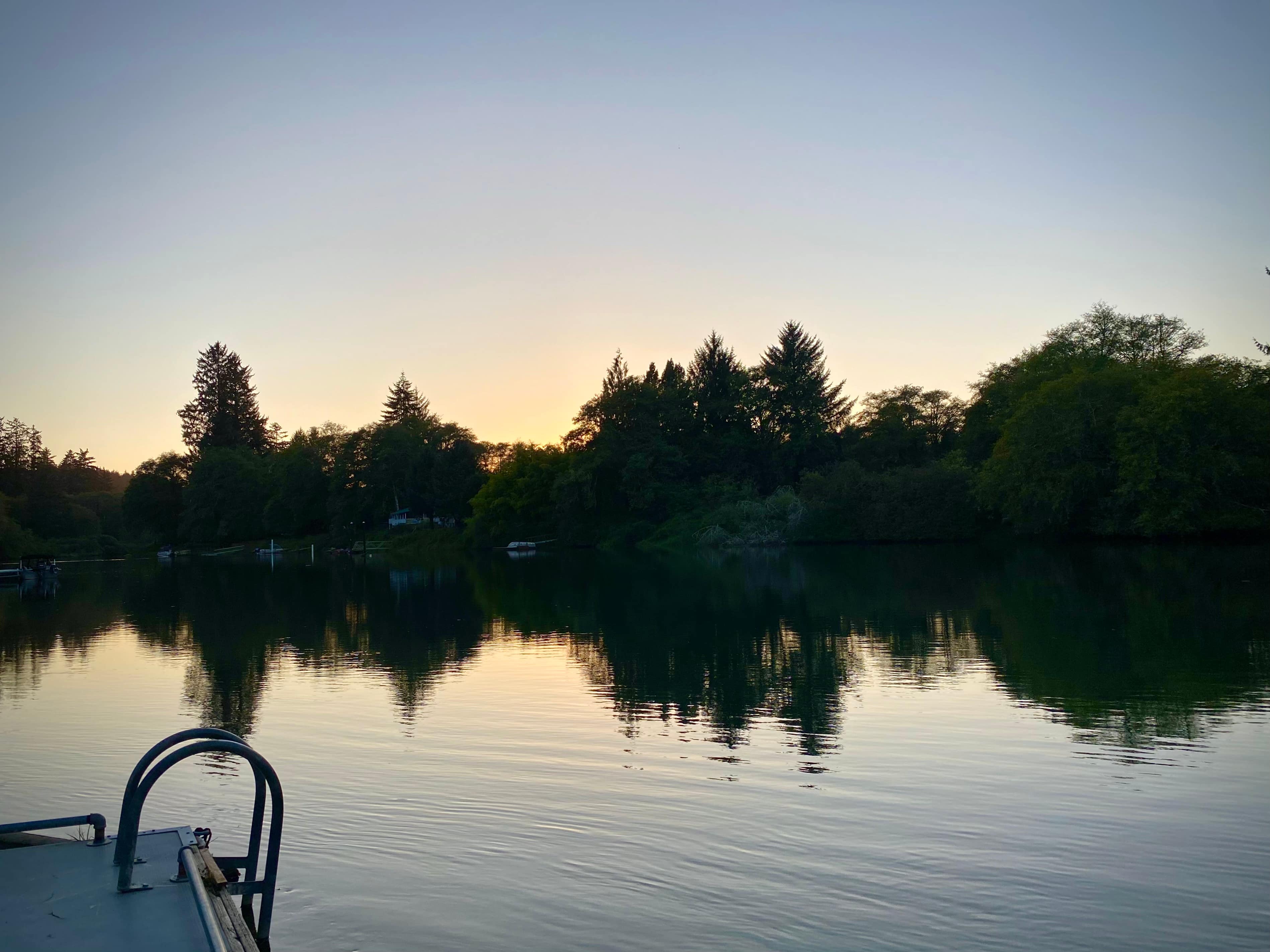 Fall sunsets from the dock.