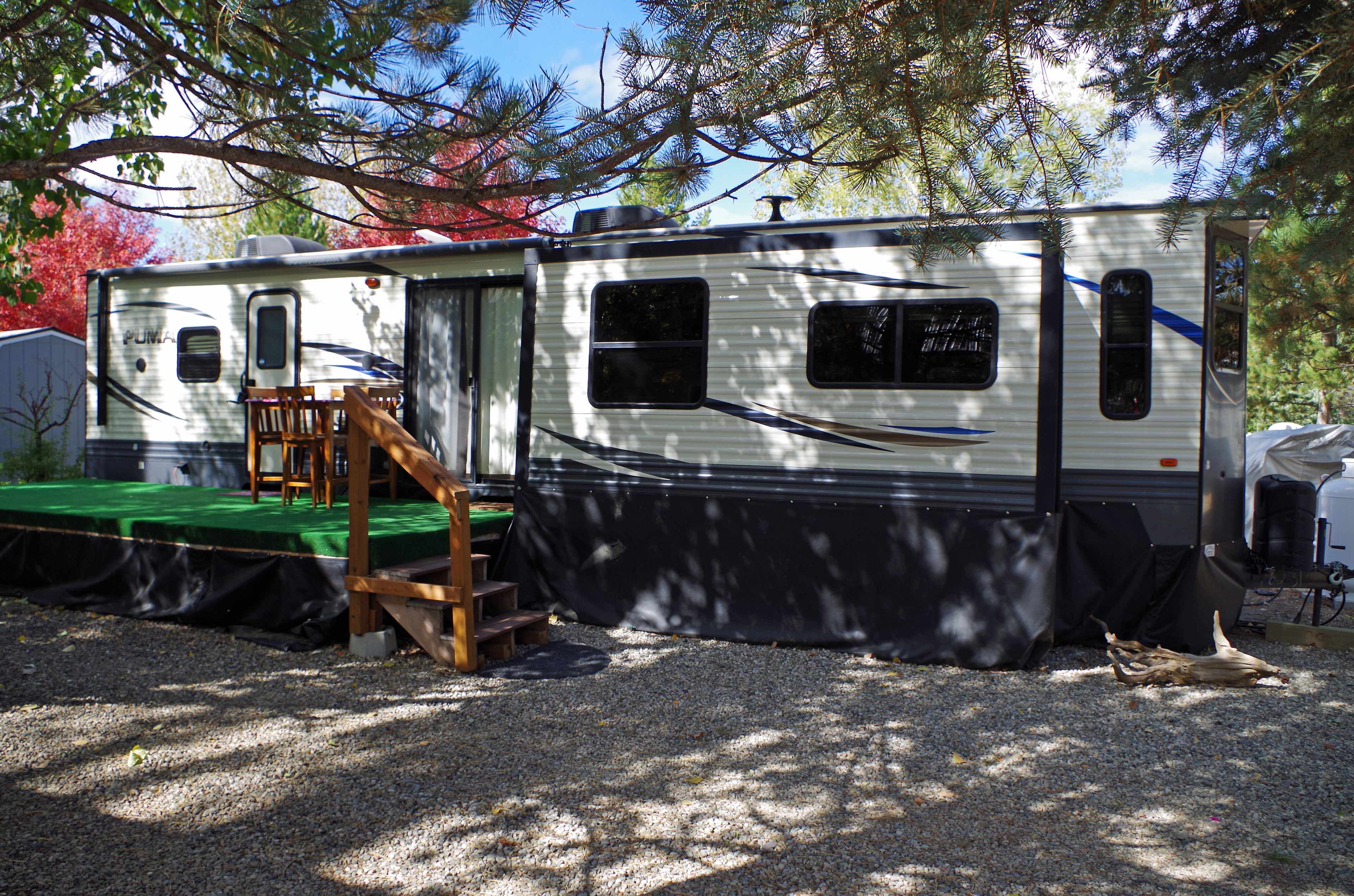 300 feet off Payette river Puma RV