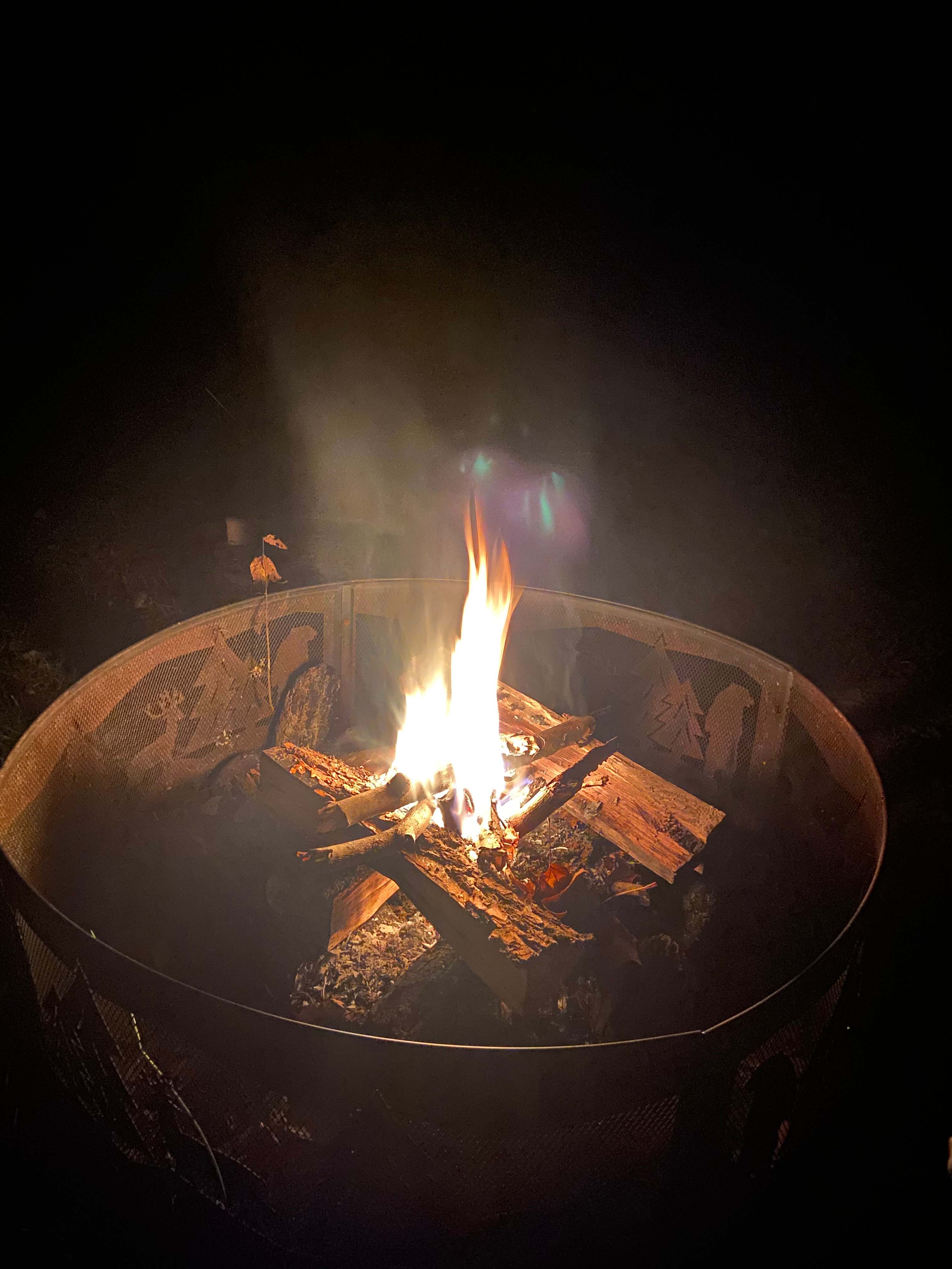 We had to have a place to make the s’mores the hosts so graciously provided!