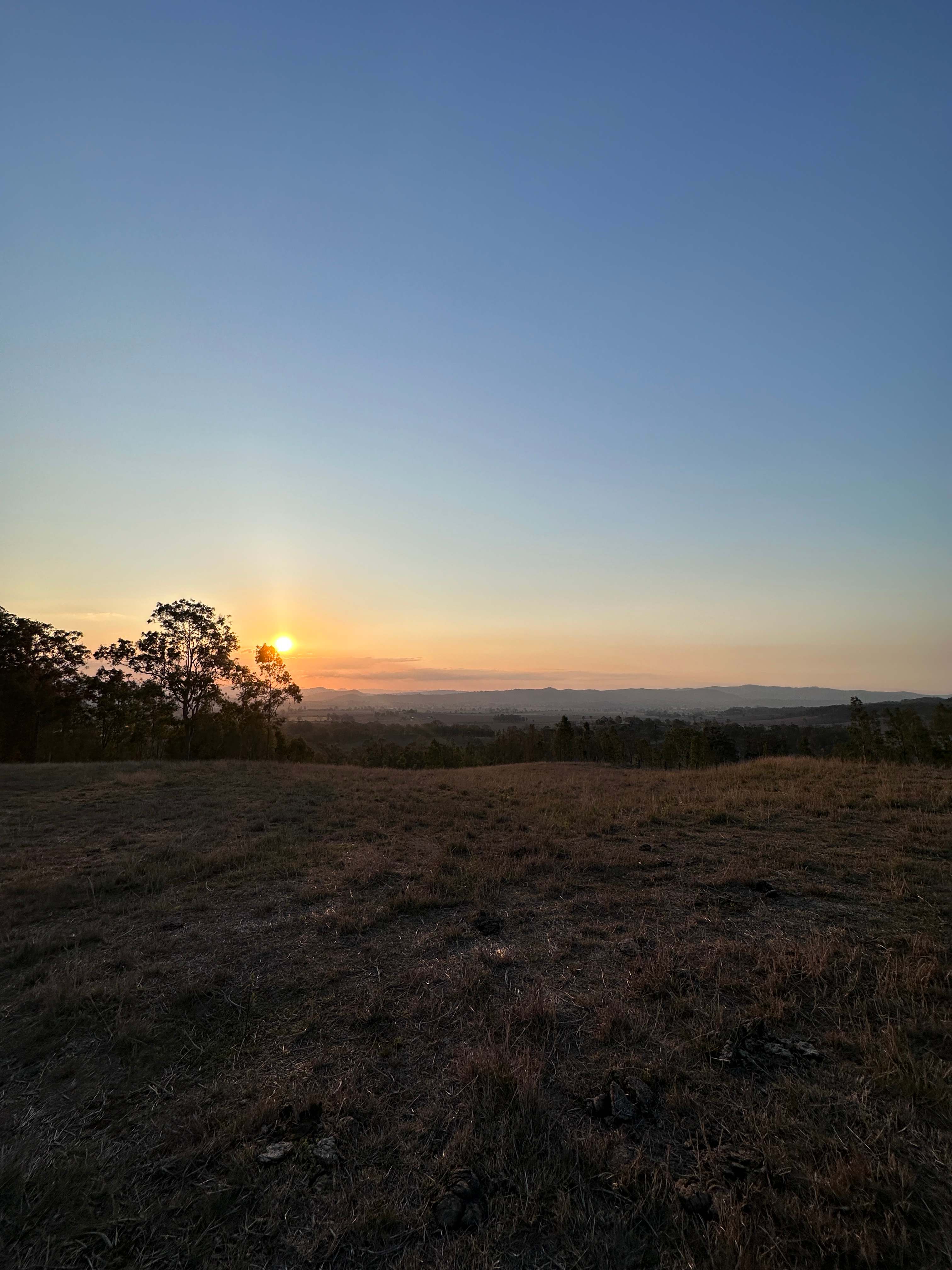 Sunset from site 10