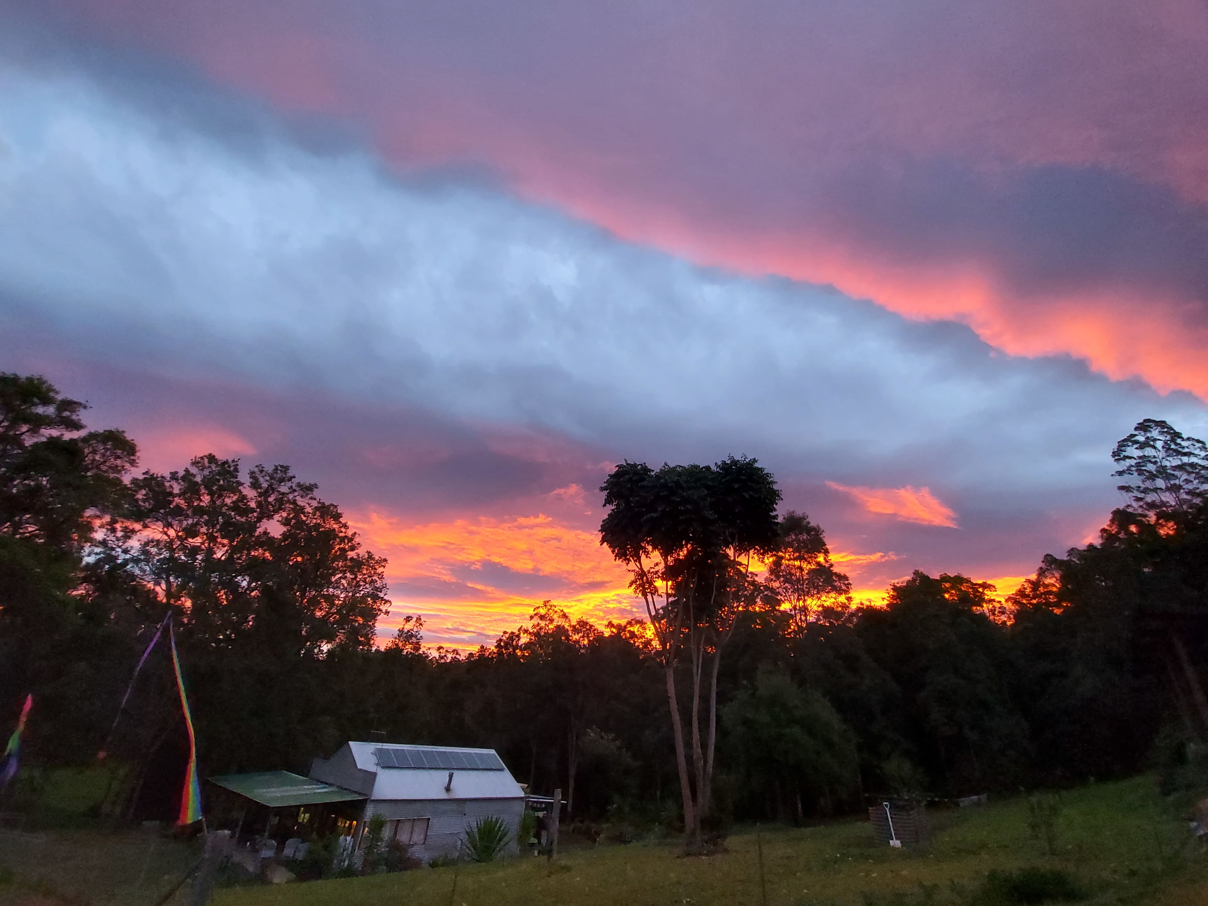 Studio at dusk