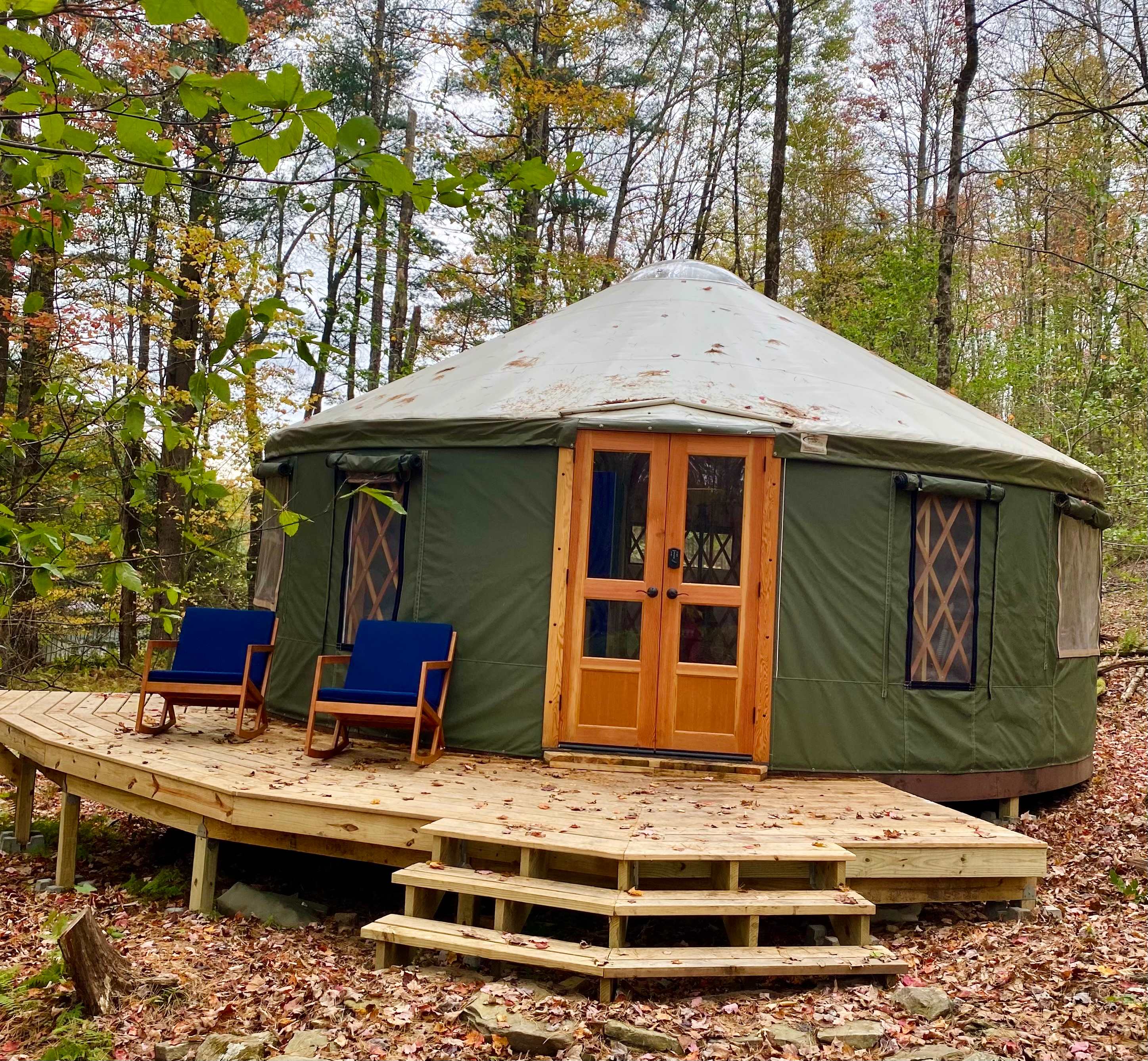 Glamping Yurt in Woods of Franklin