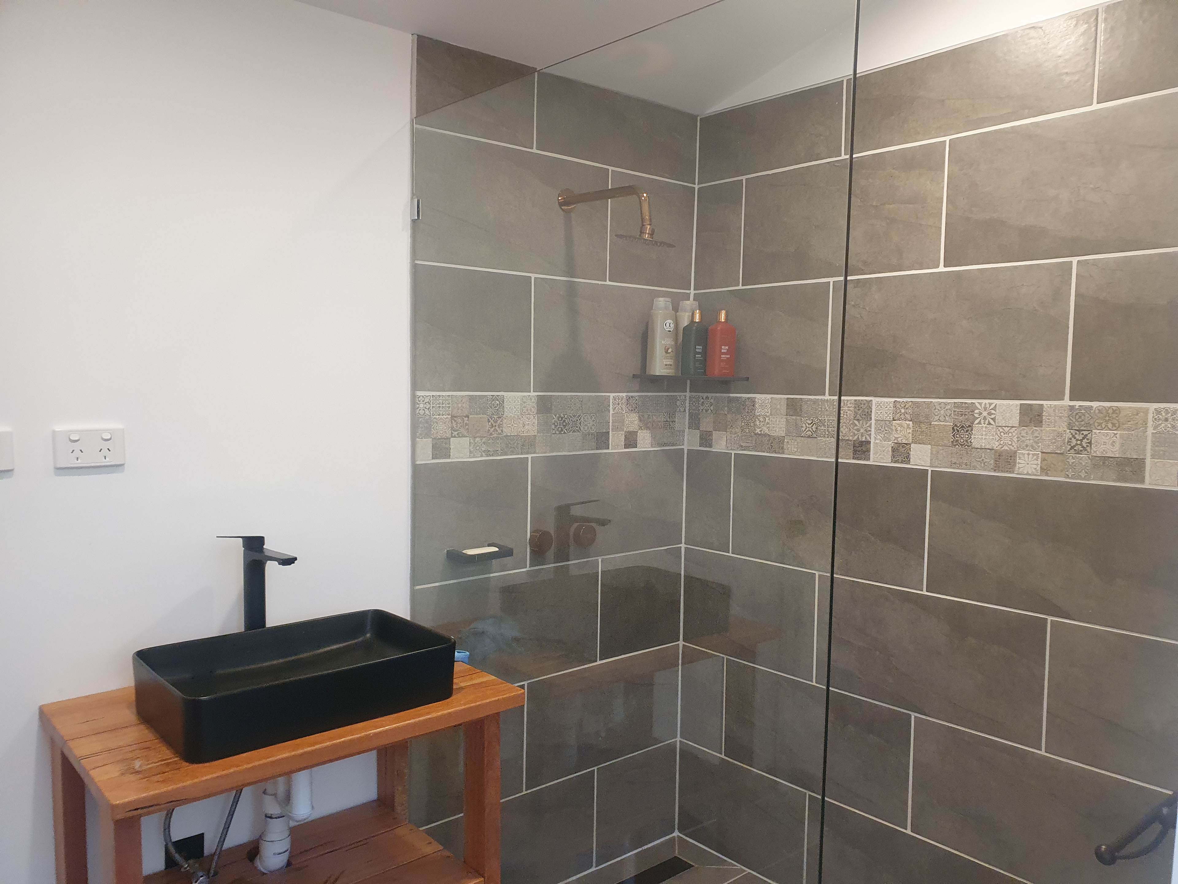 On demand hot water shower