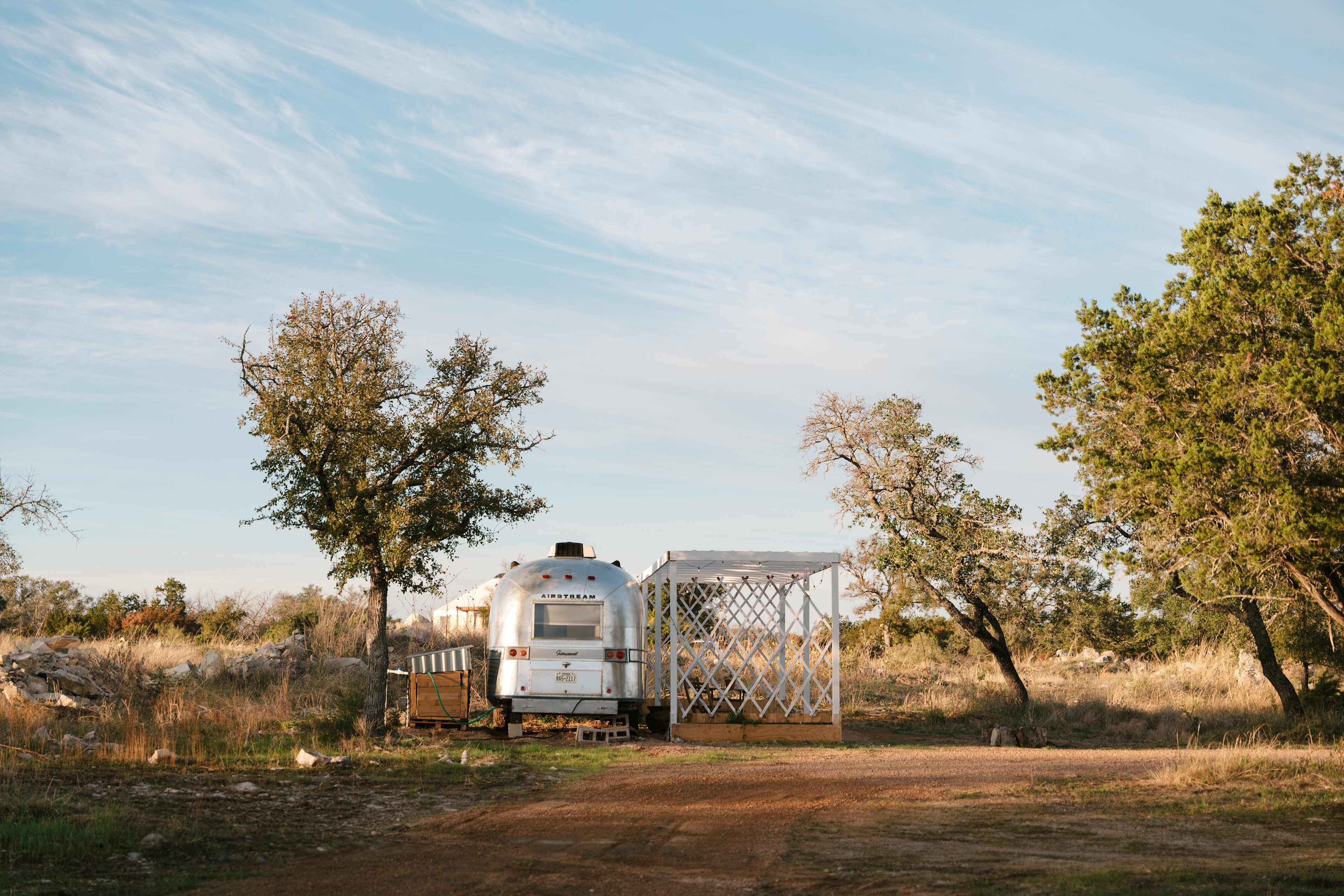 Airstream from the entrance area 