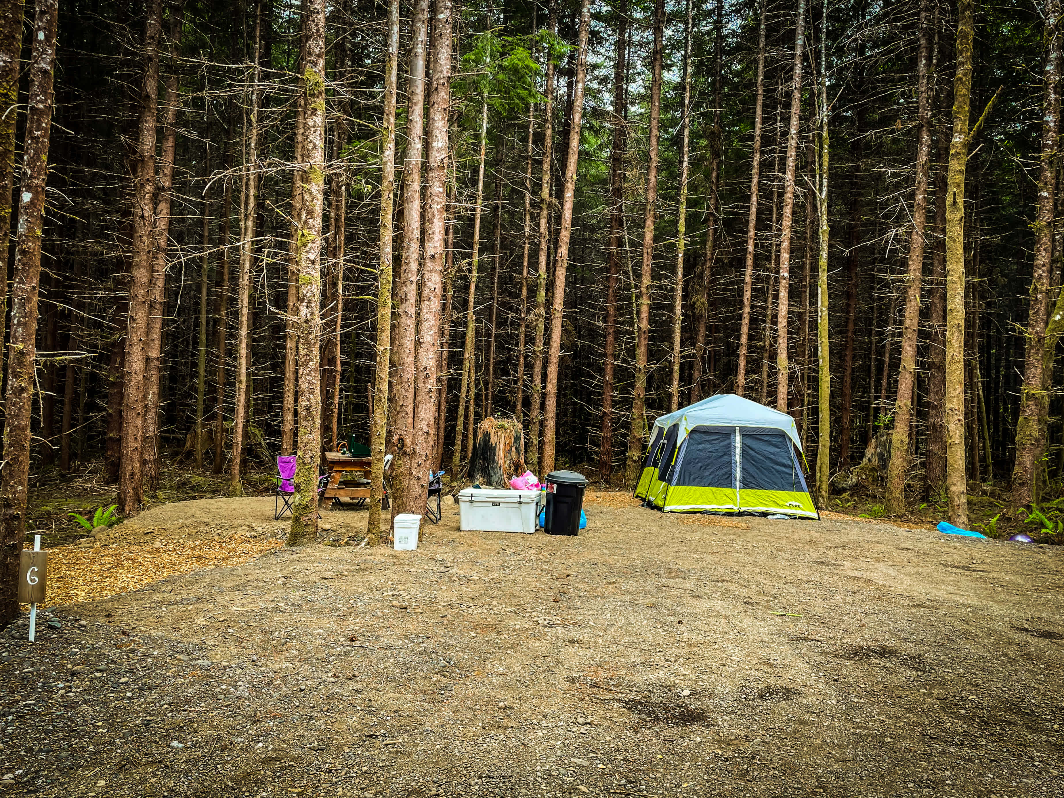 Tent site #6 🏕️ 


