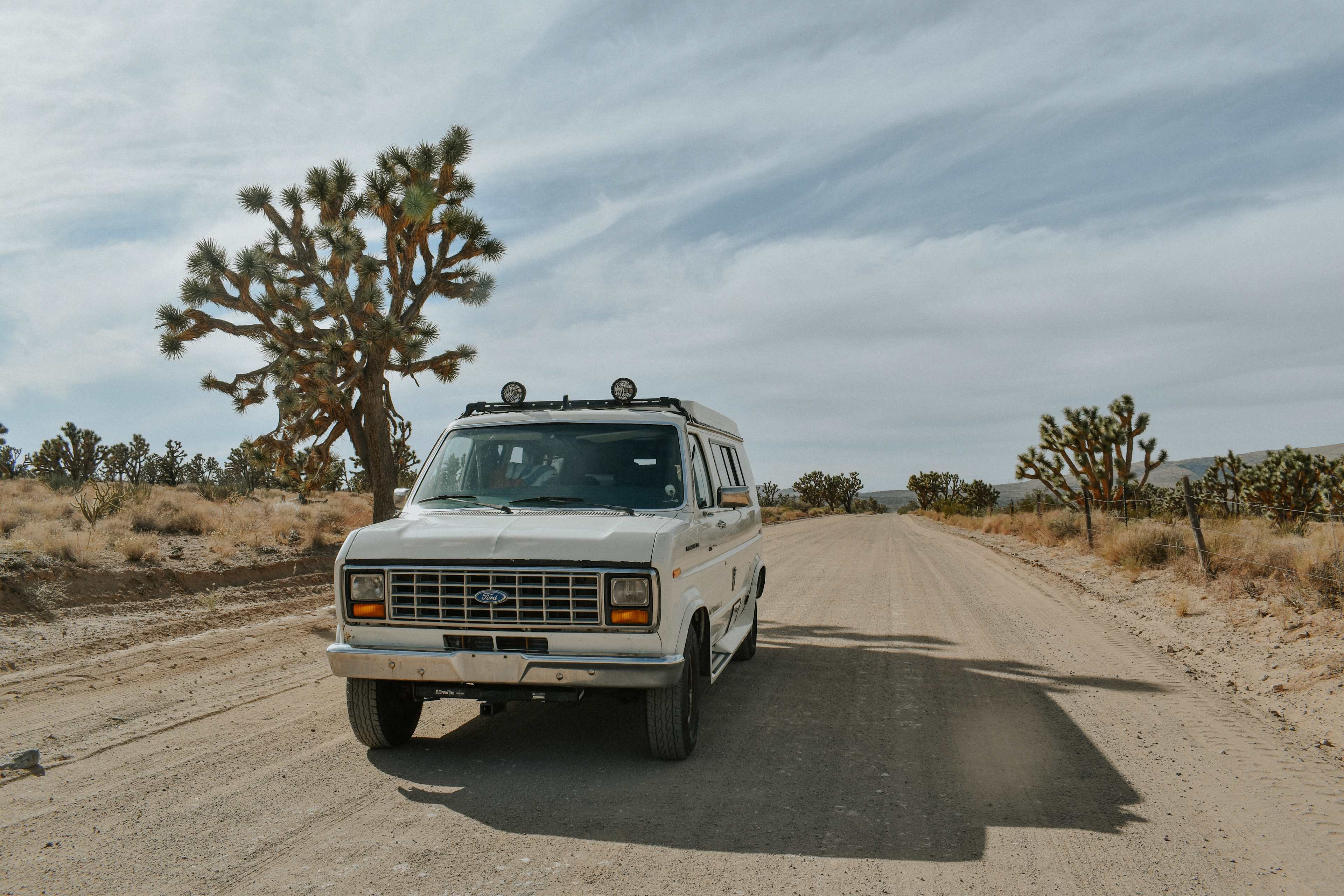 The road leading to the site. 