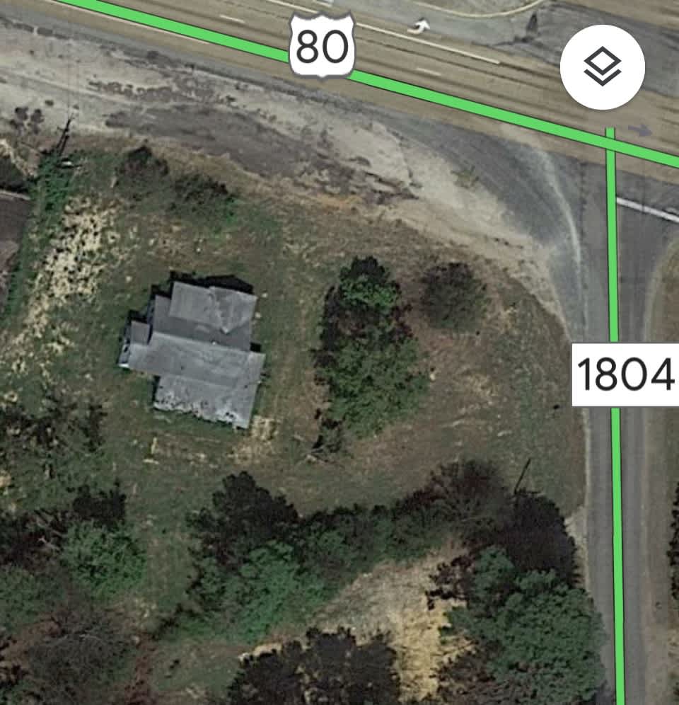 Structure shown in picture is no longer there. 