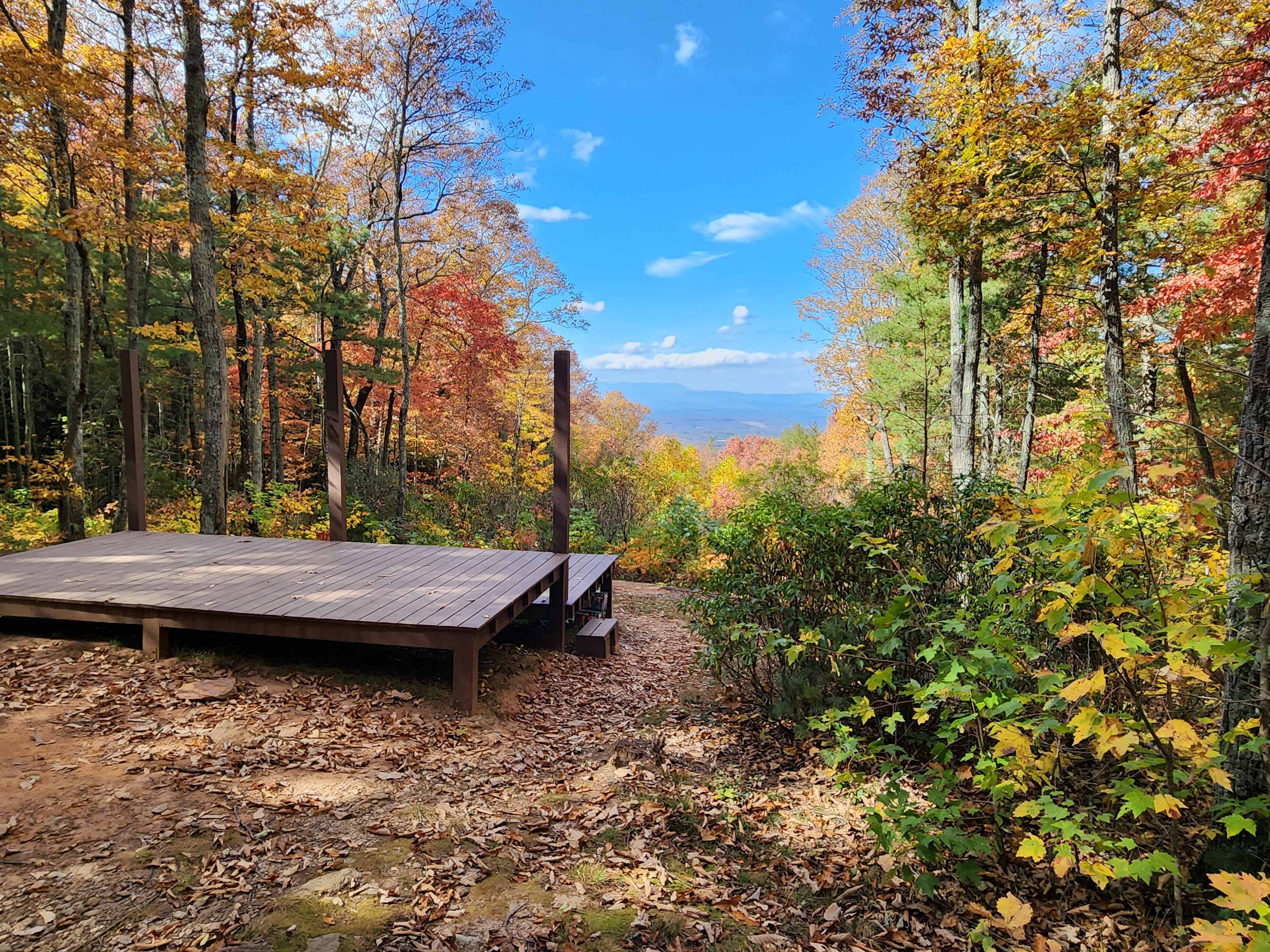 Remote Mountain Camping Platform