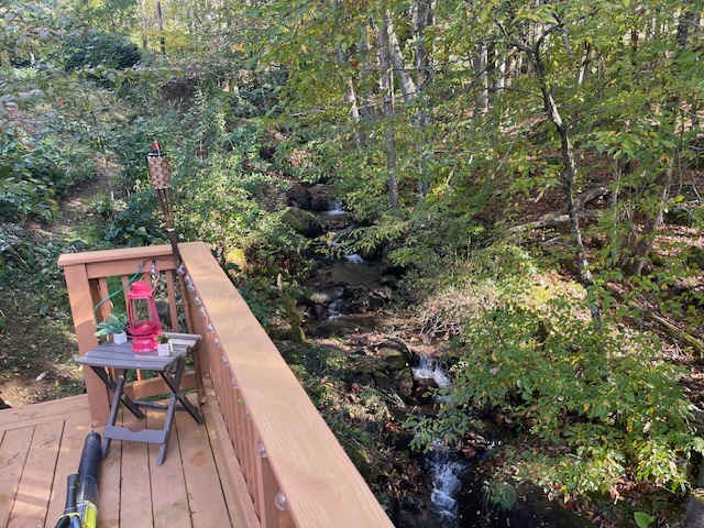 Streamside deck