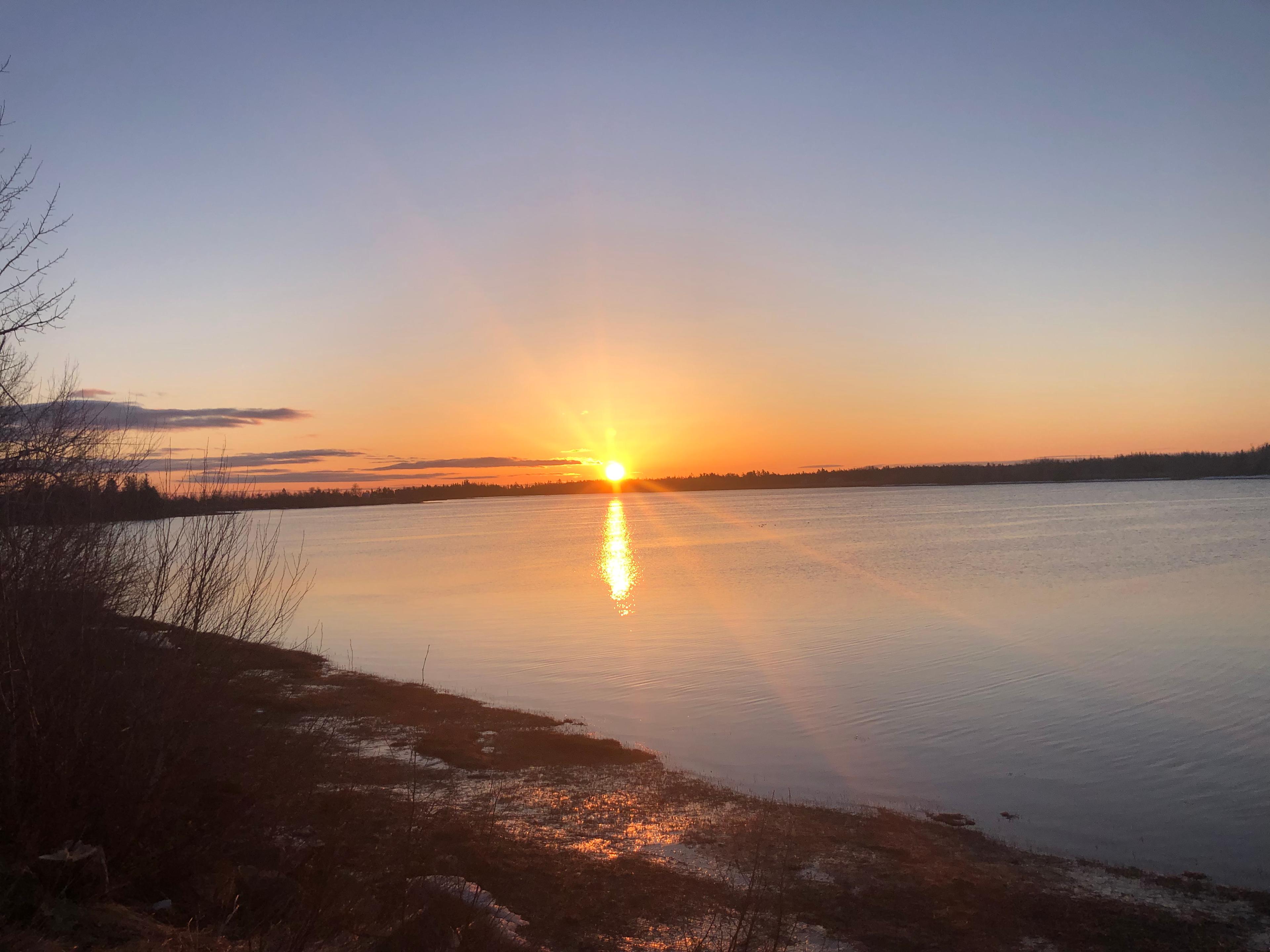 Start your day watching the sunrise. Sun gazing is great for your well being