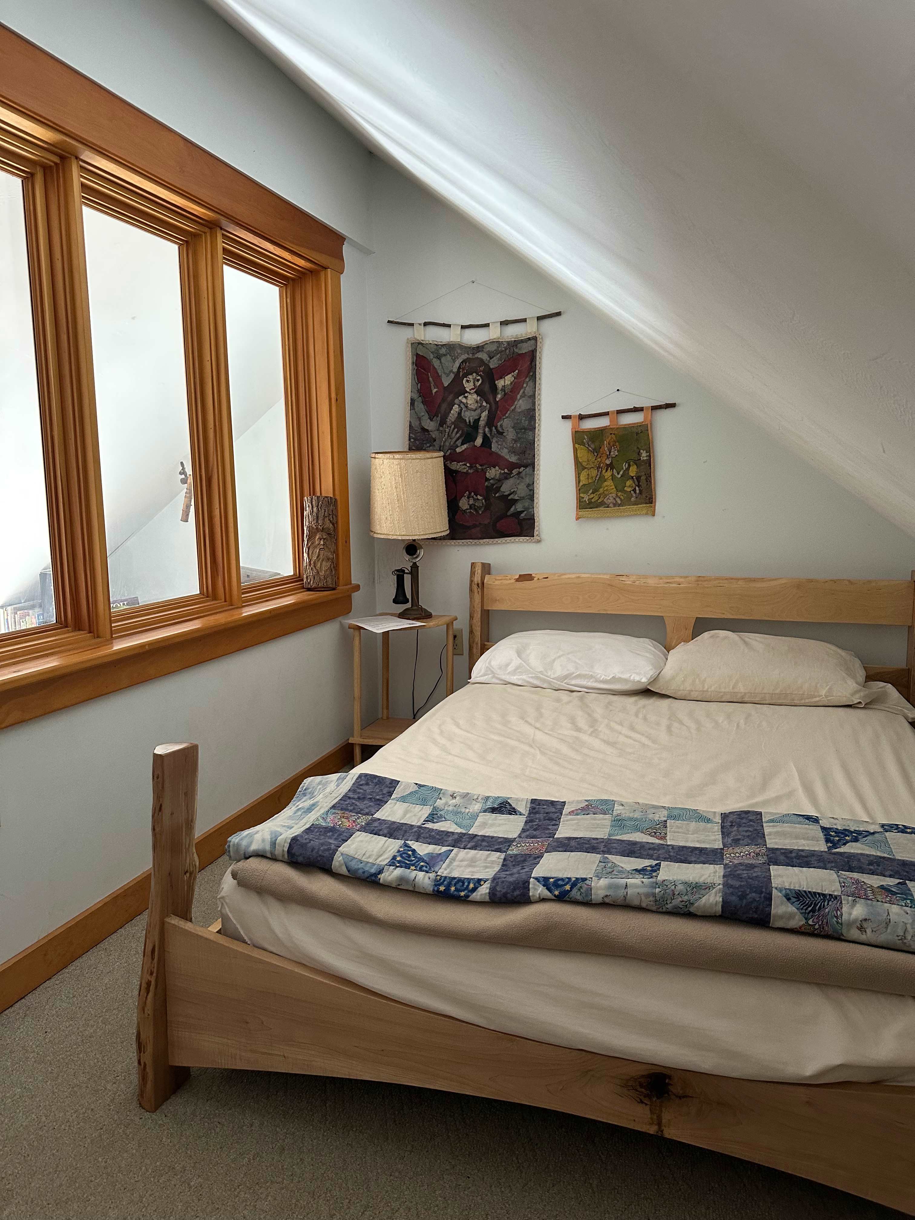 Upstairs loft of library