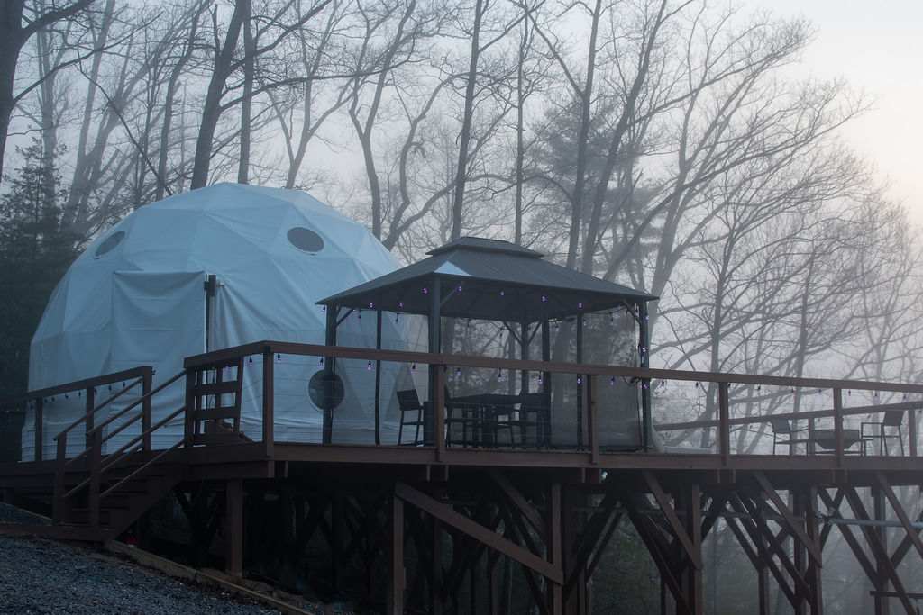 Contrast Cove Glamping Dome