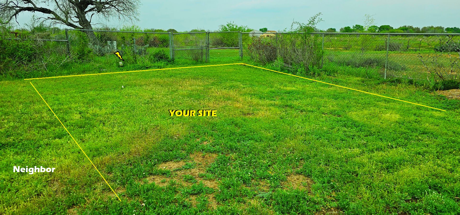 Please note, grass coverage varies with the weather. 