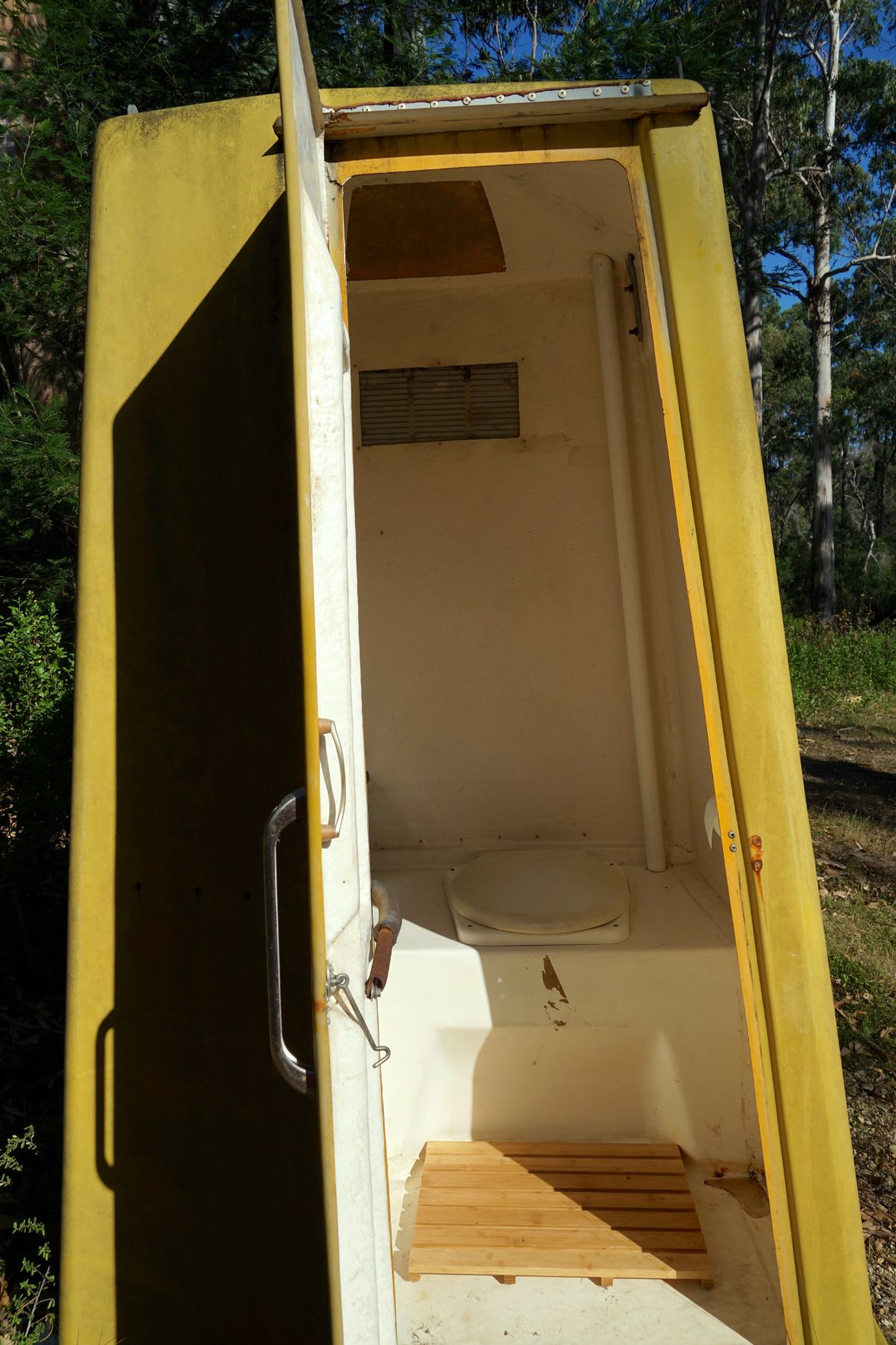 The amenities block inside. The host also provides hand sanitiser. 