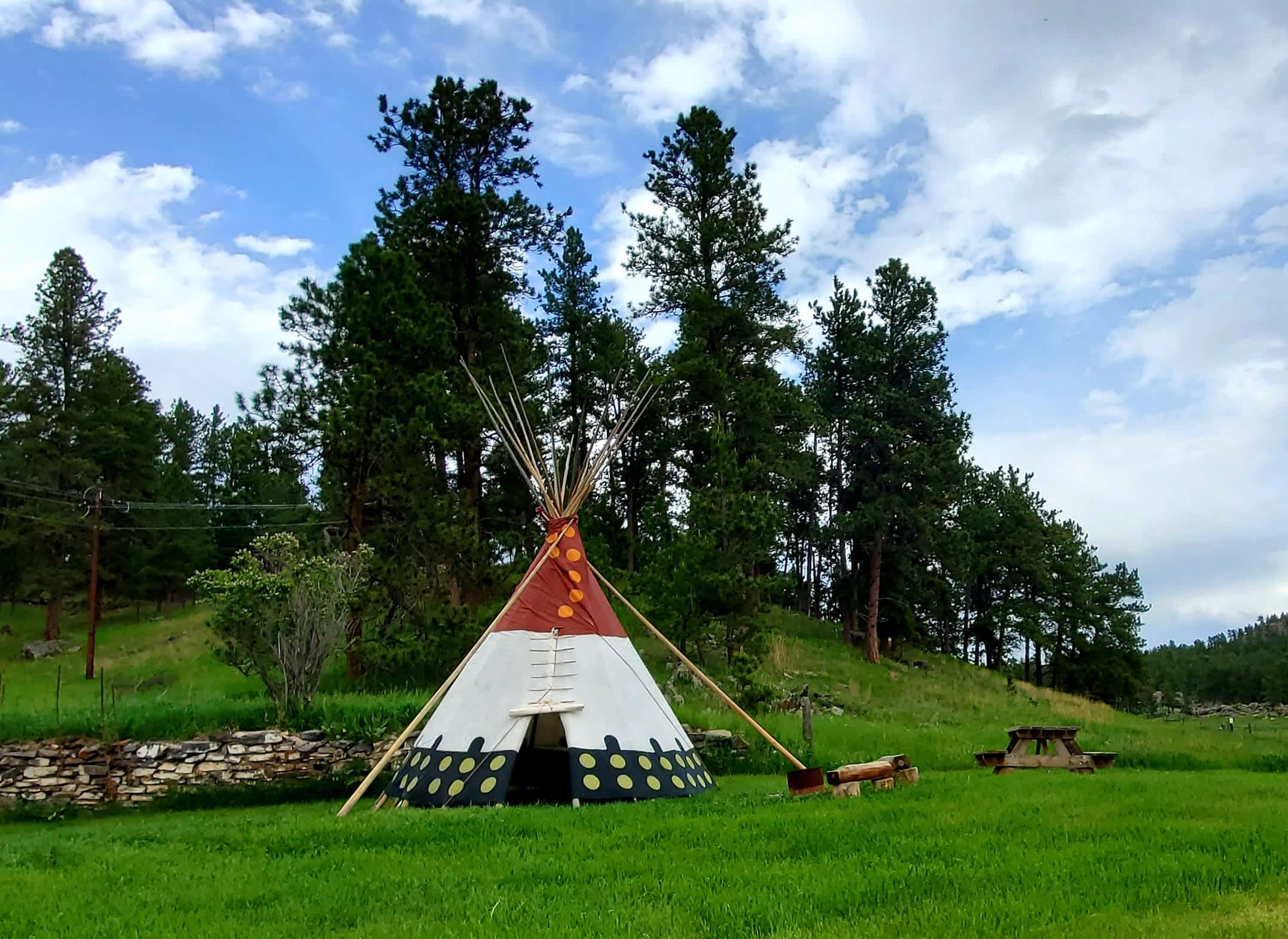 Red Cloud's historic camp site. 