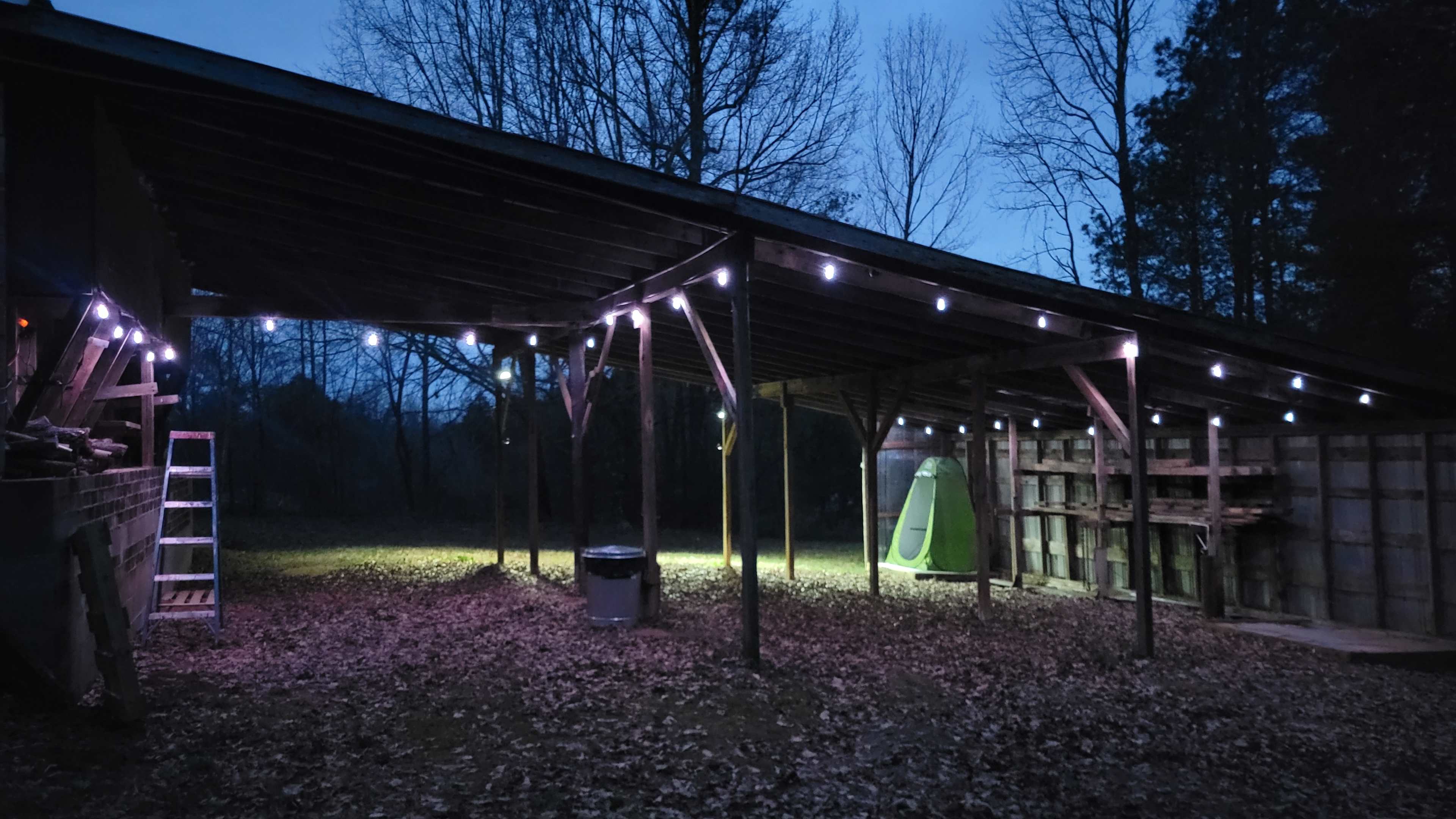 Haunted Barn Patio- Tent Site
