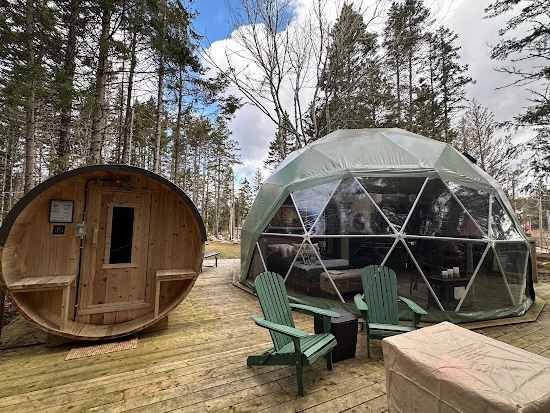 Glamping Dome Near Peggy’s Cove