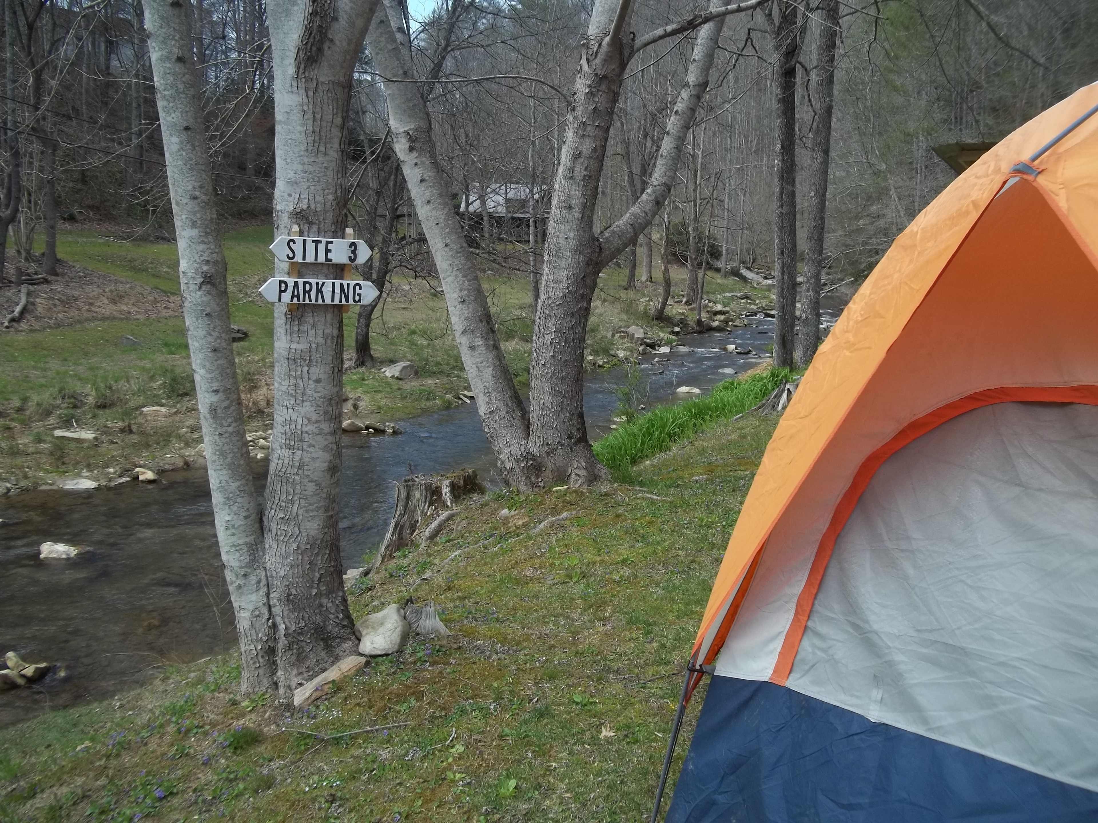 joyville, camping site on elk creek