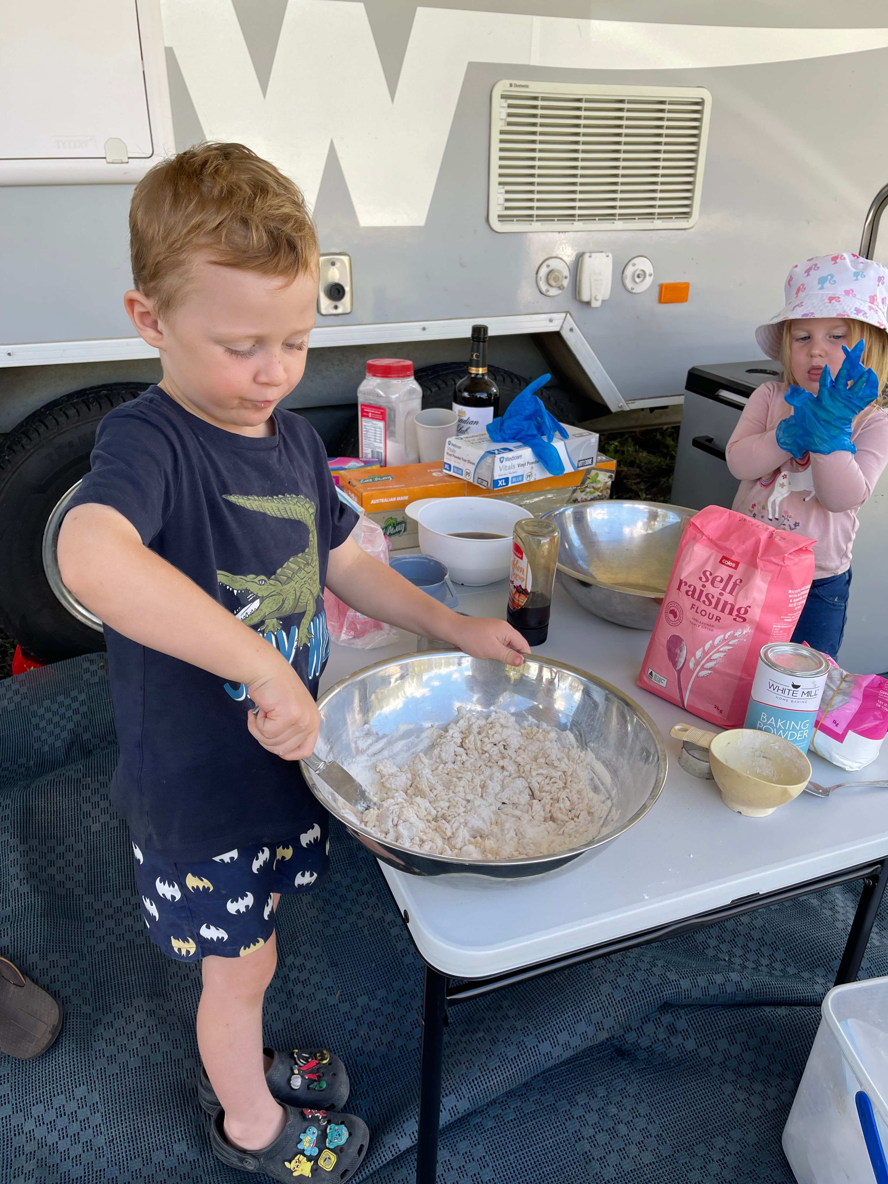 Making scones