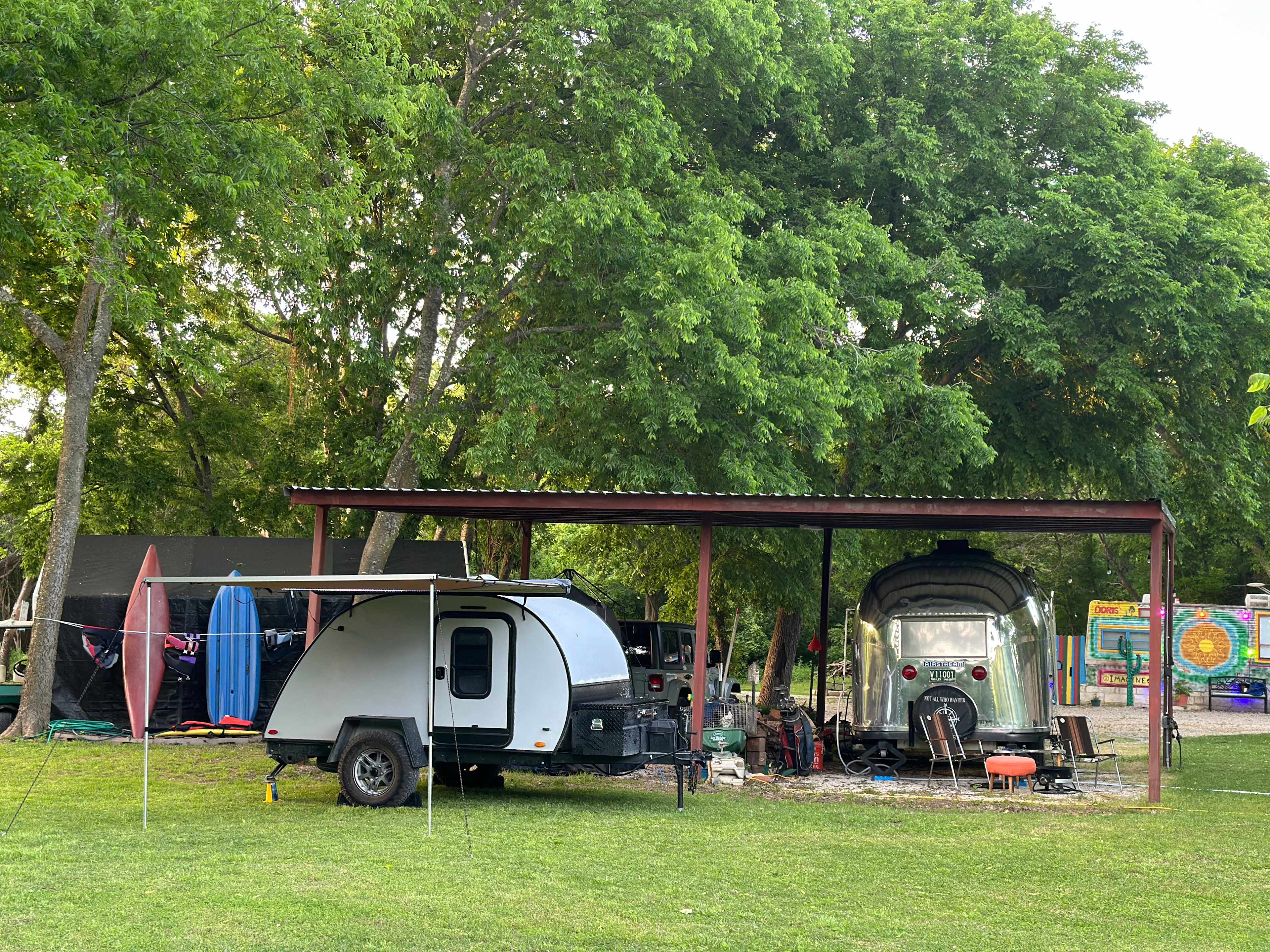 The RV Site was shared between two campers.