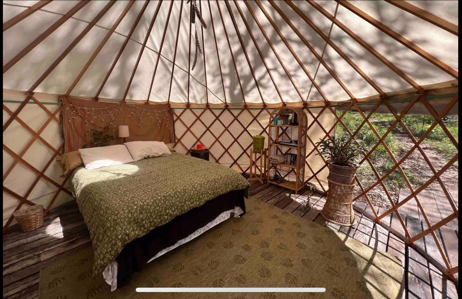 Yurt camp near White Salmon