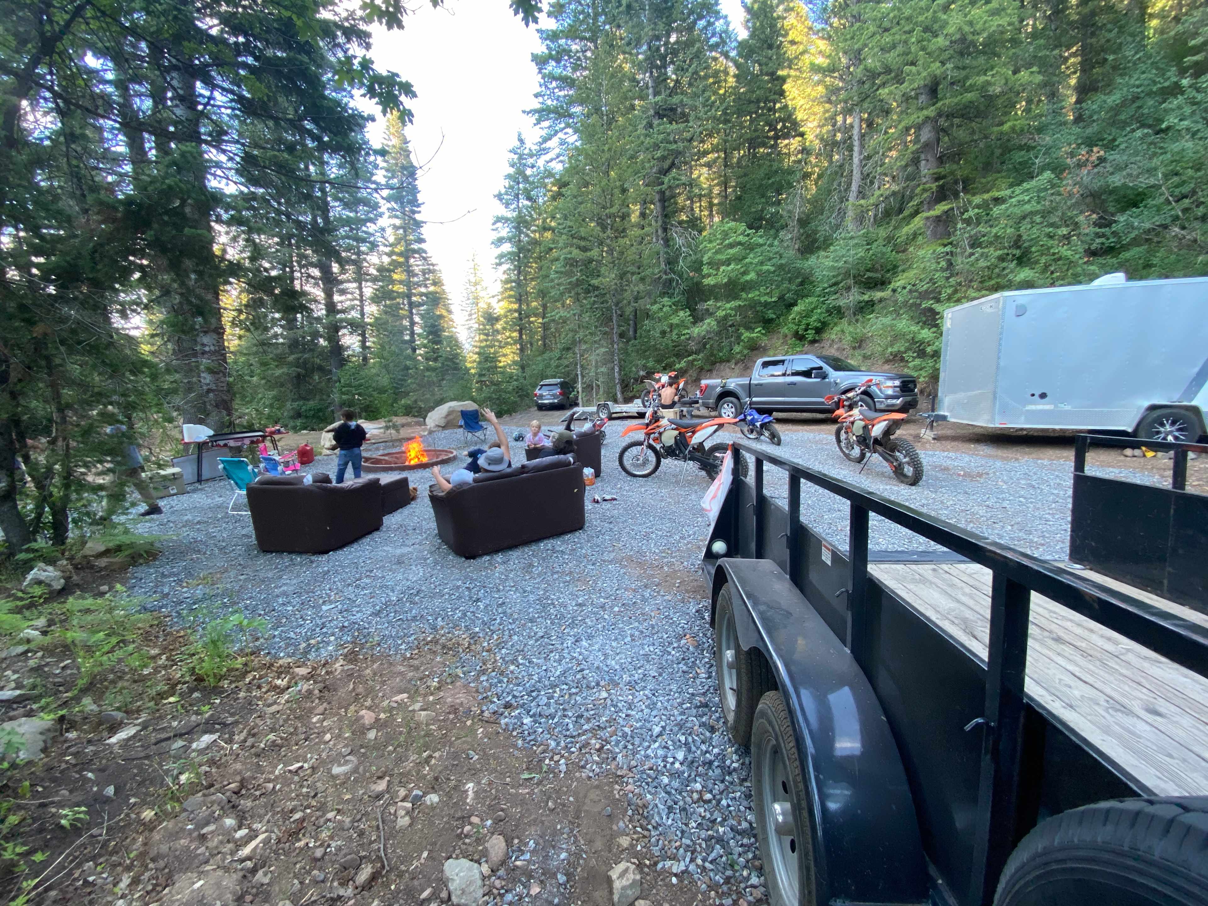 Family Camping Mountain Paradise