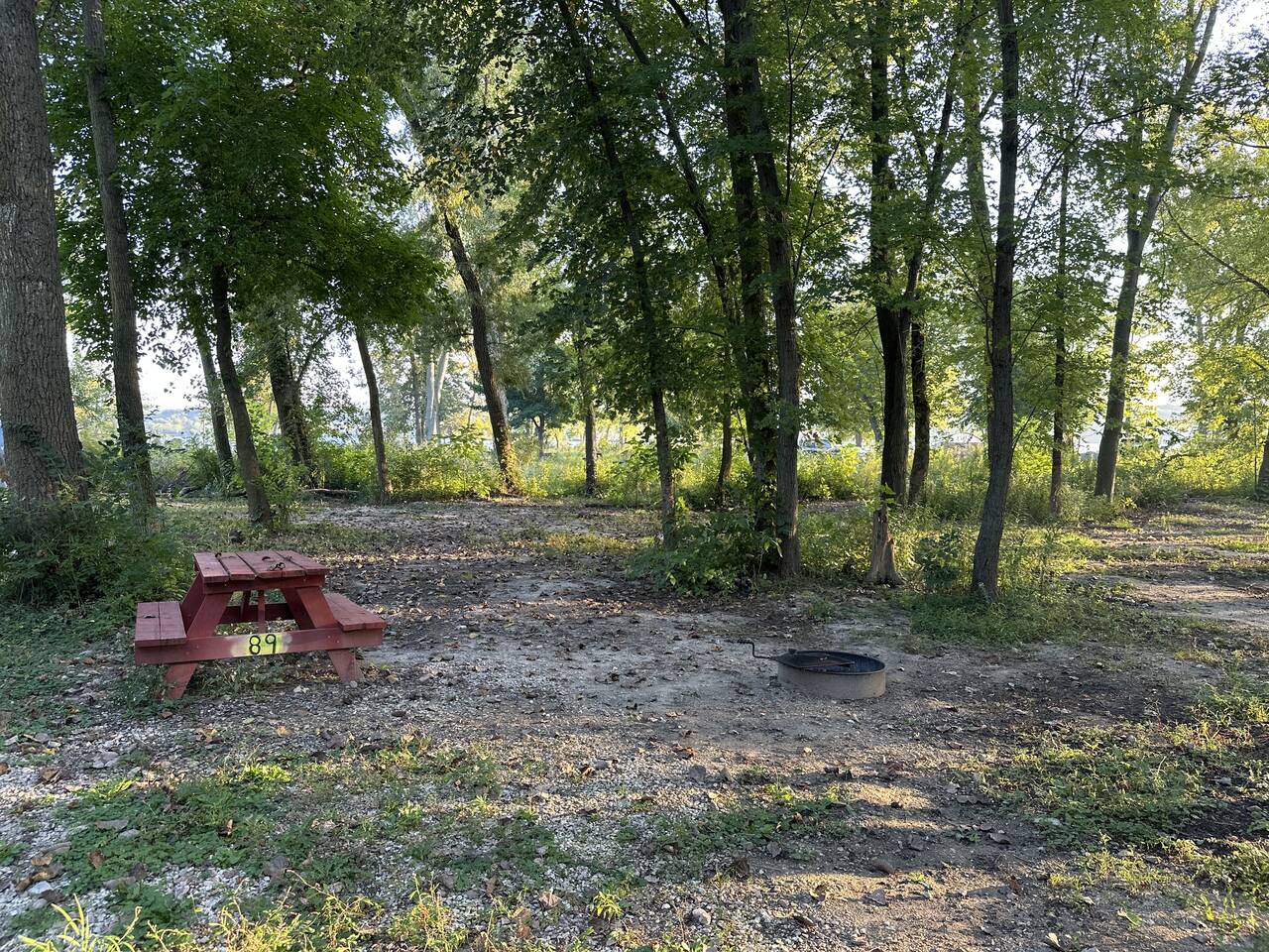 starved rock riverview campsite 89