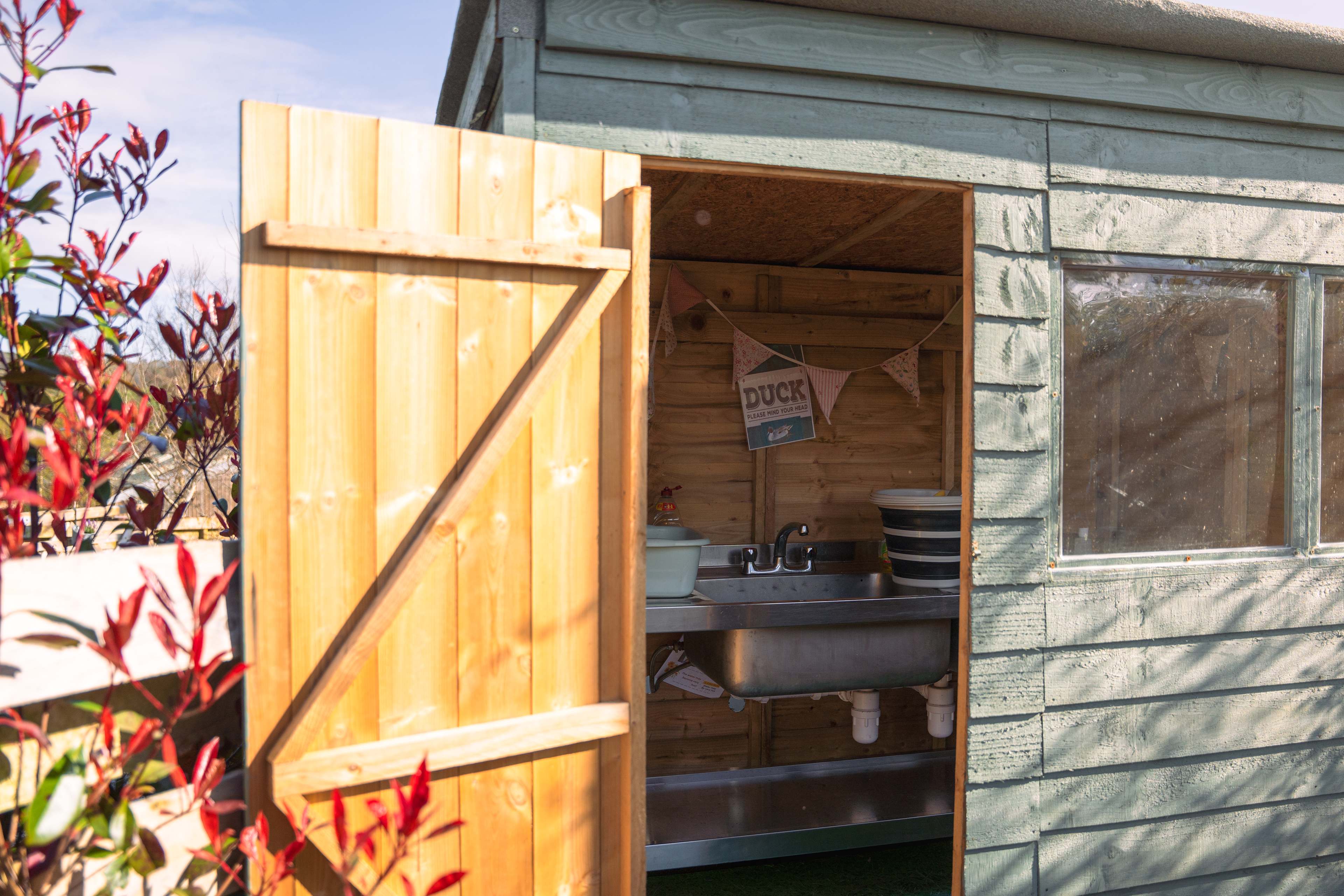 Washing up facilities