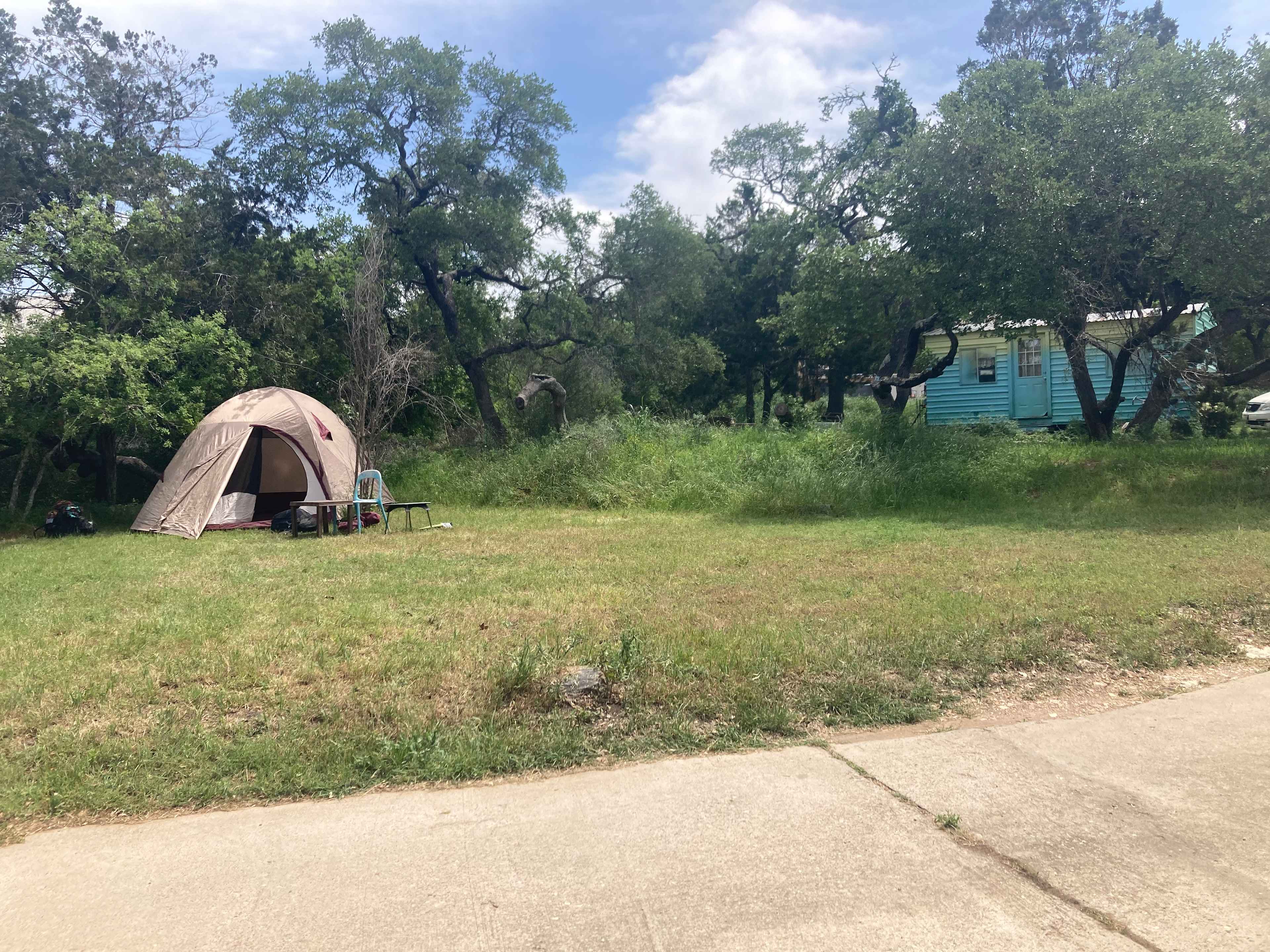 Our tent site