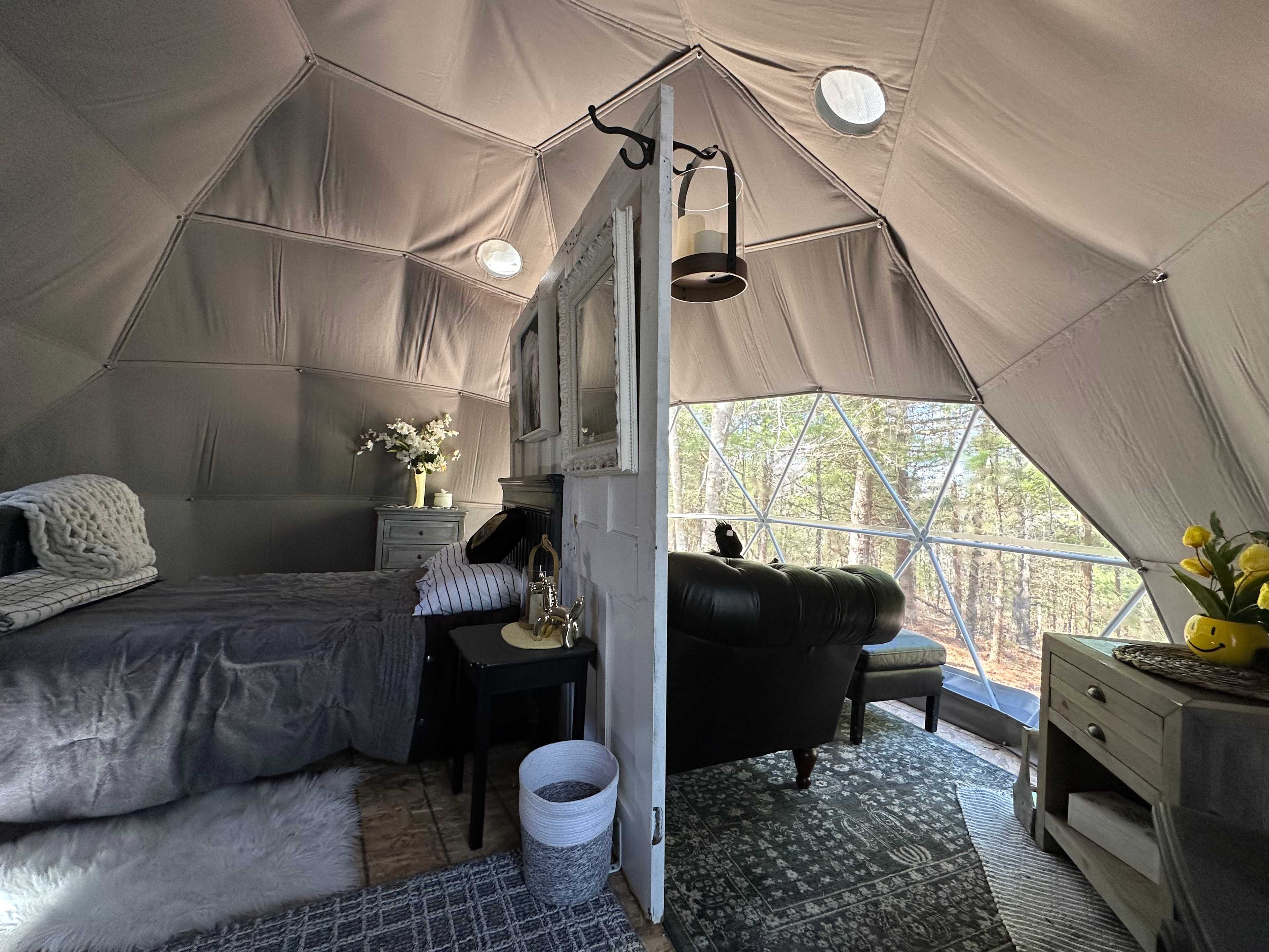 Glamping with the Wild Horses