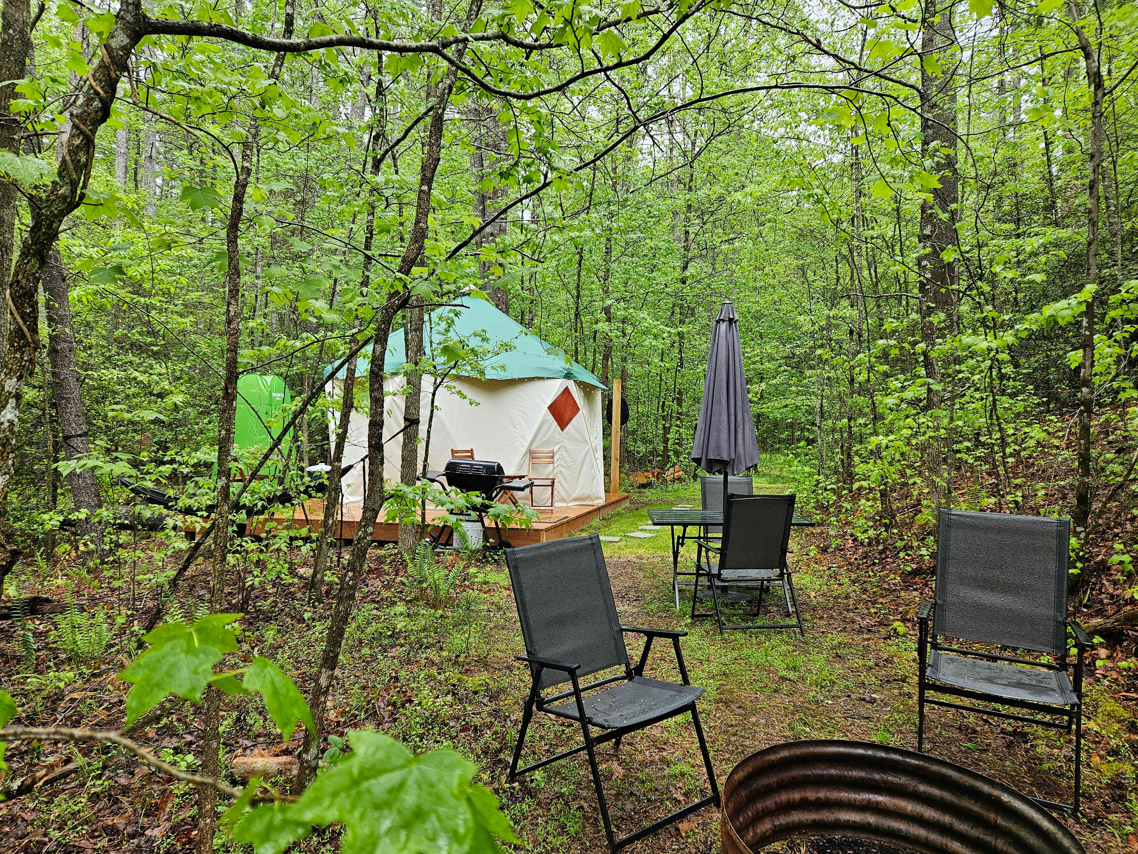 Yurt At Lake James And Fonta Flora