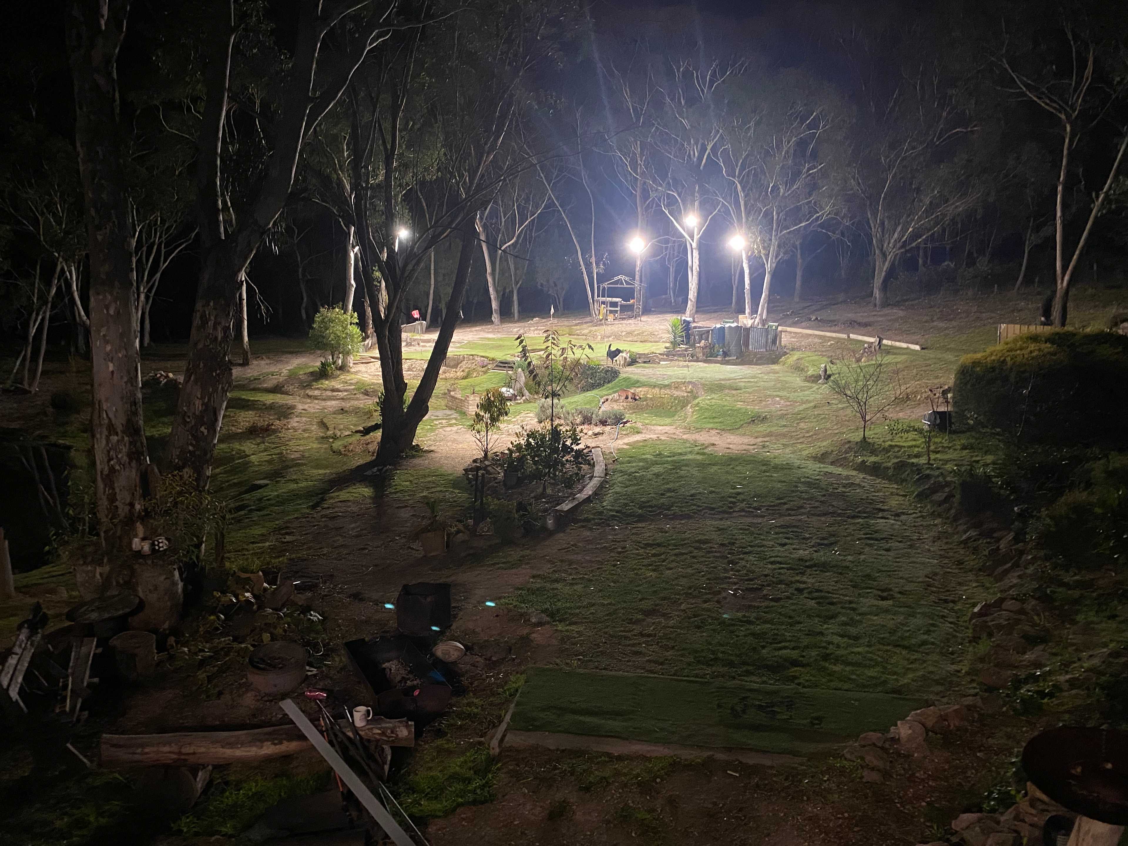 Golf holes on the property (small fee to play)

