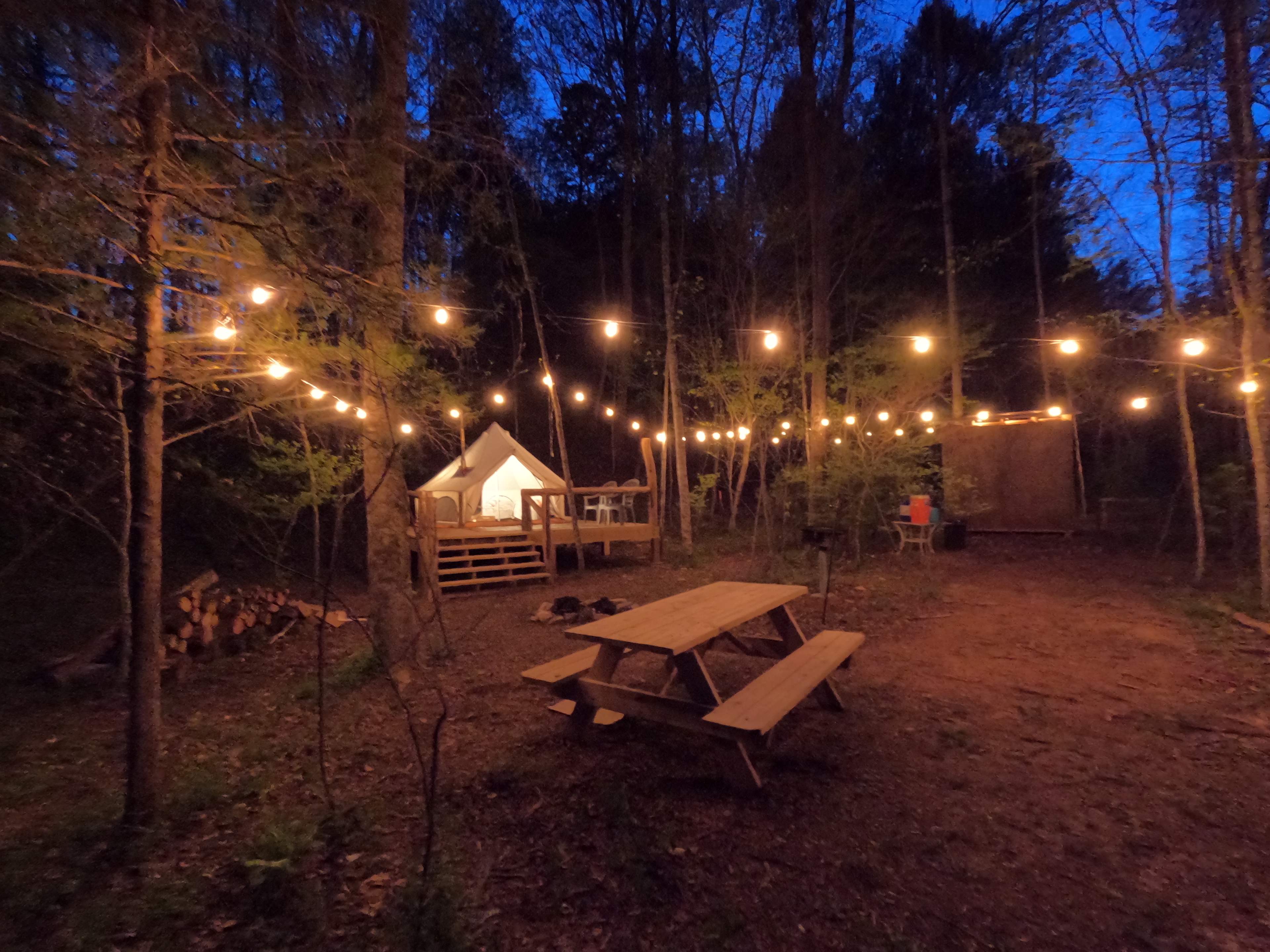 Private Yurt with Woodstove & Creek