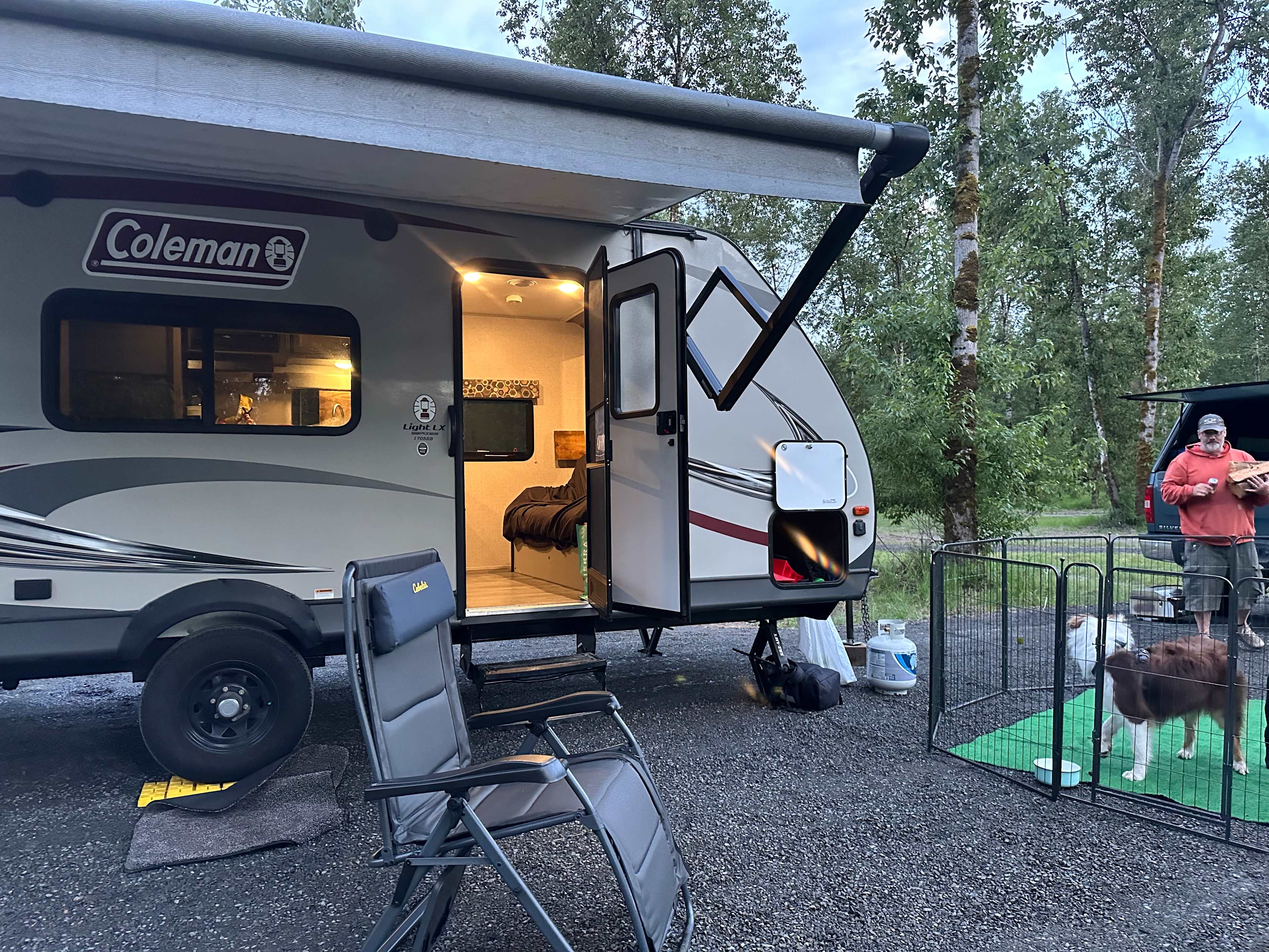 Level gravel made setting up very easy.

