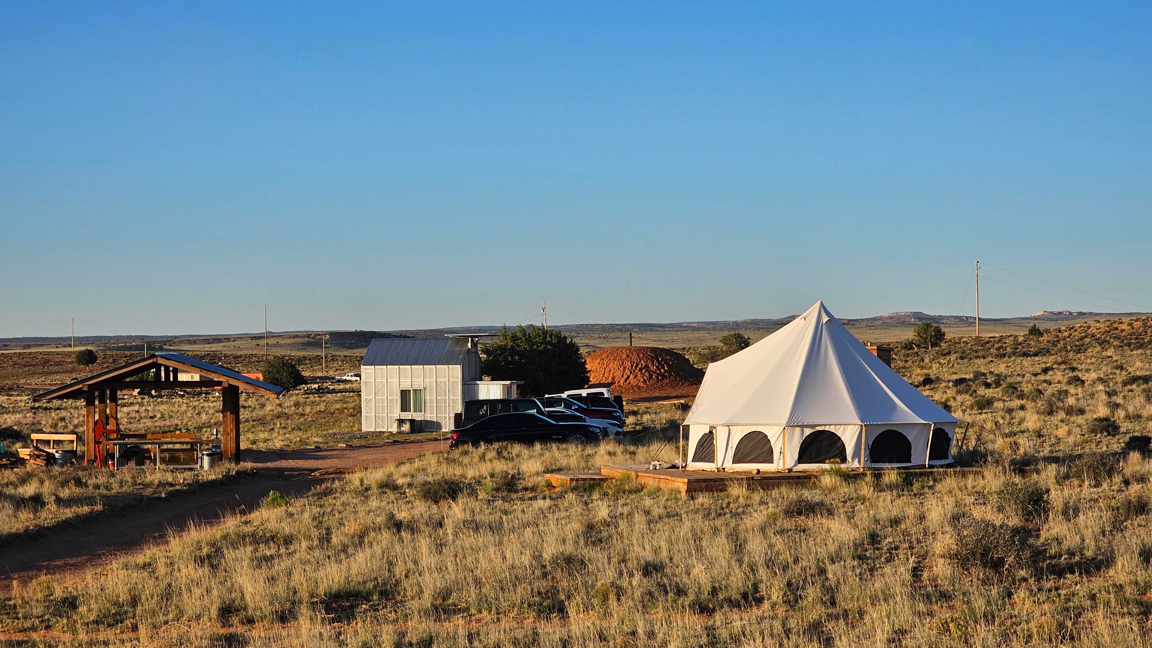 Glamping on Navajo