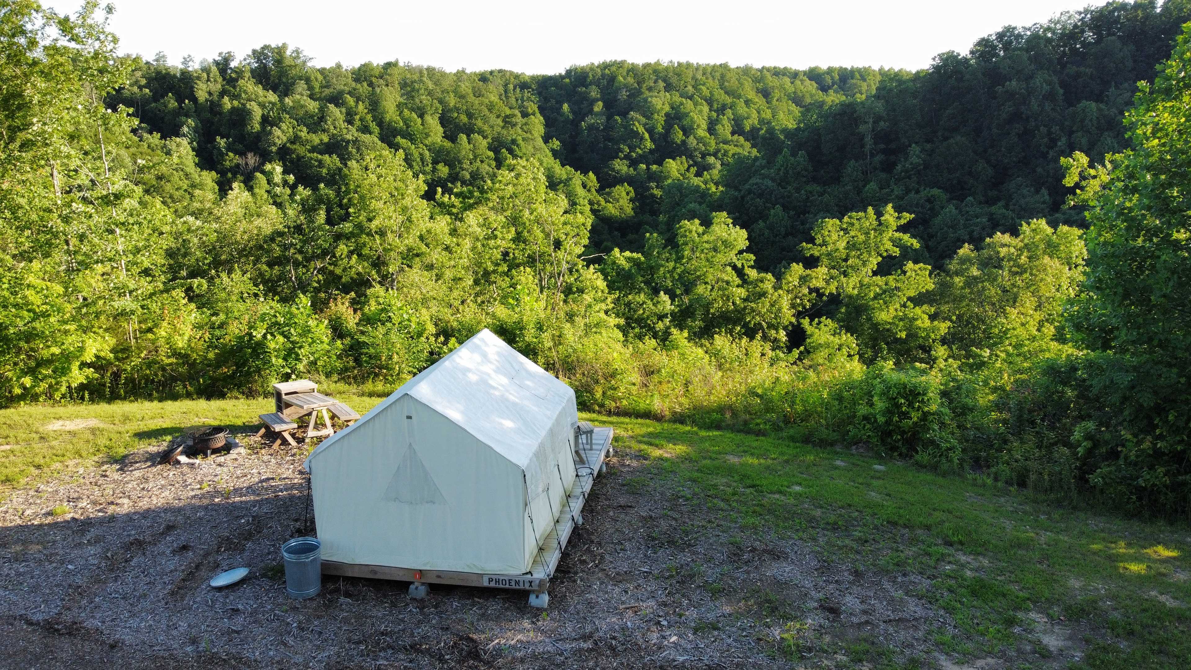 Camping at Defender's Retreat