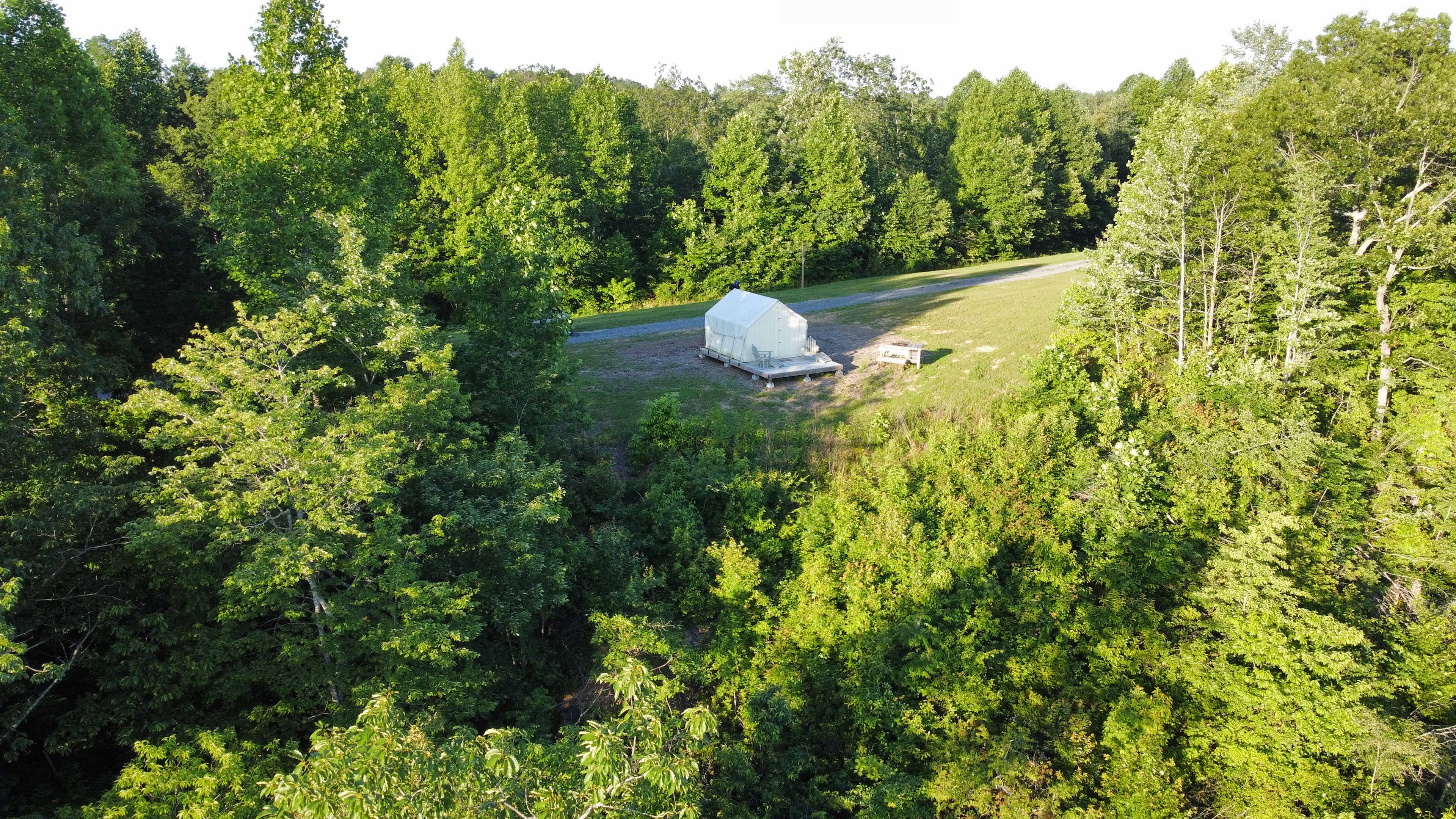 Camping at Defender's Retreat