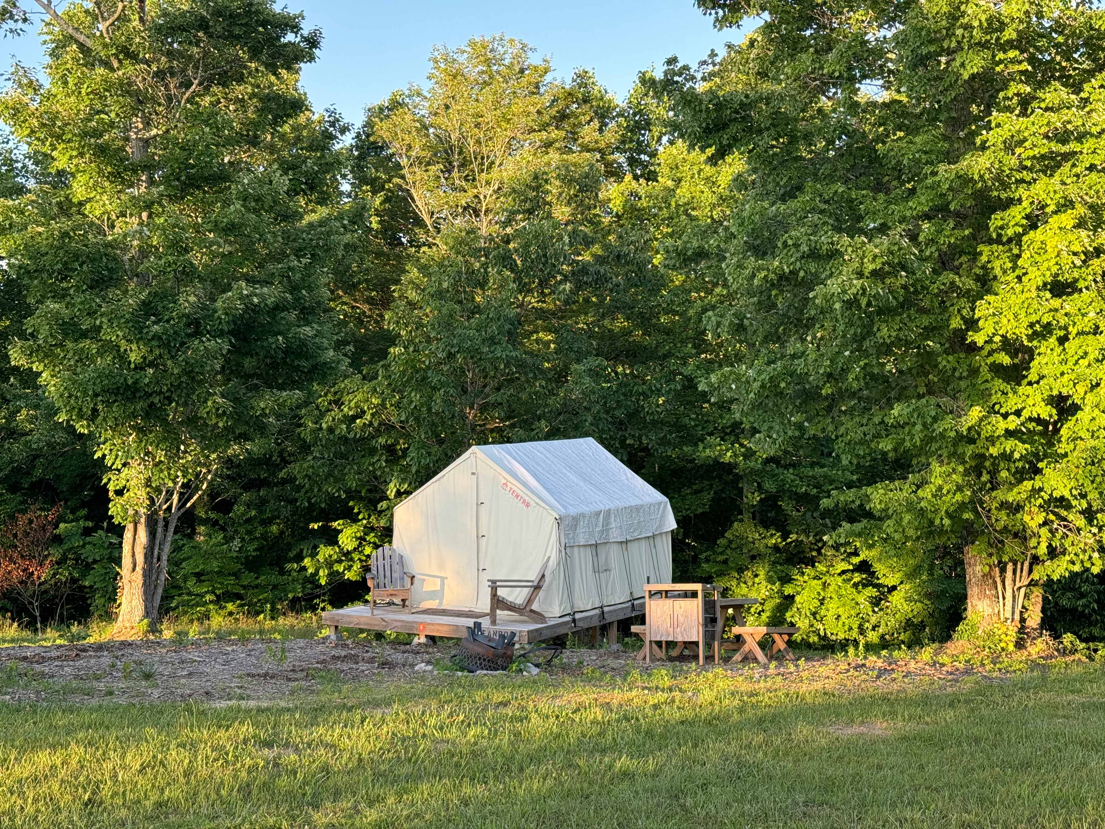 Camping at Defender's Retreat
