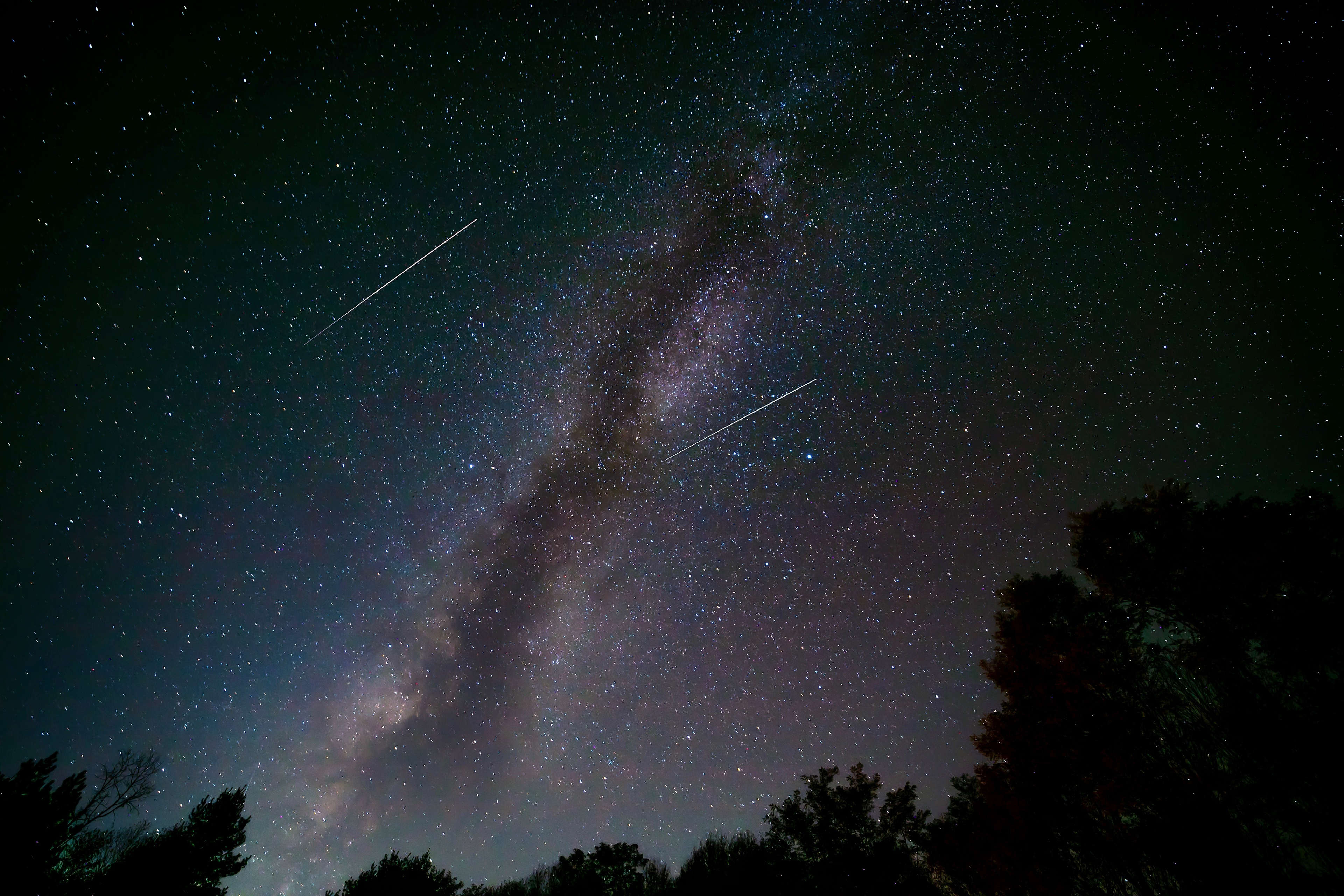 Actual time lapse photo taken from site.