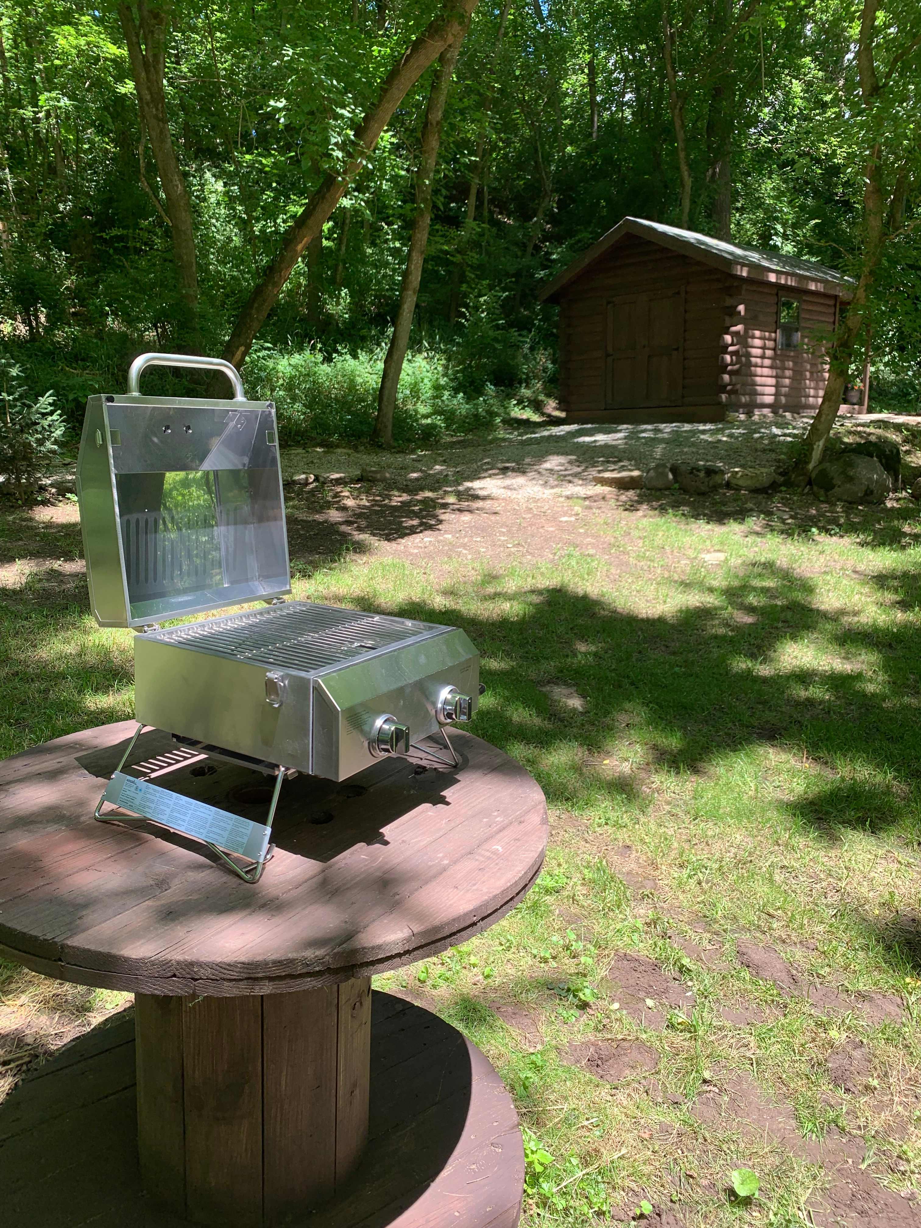 See our add-ons if you'd like for us to setup a propane grill!