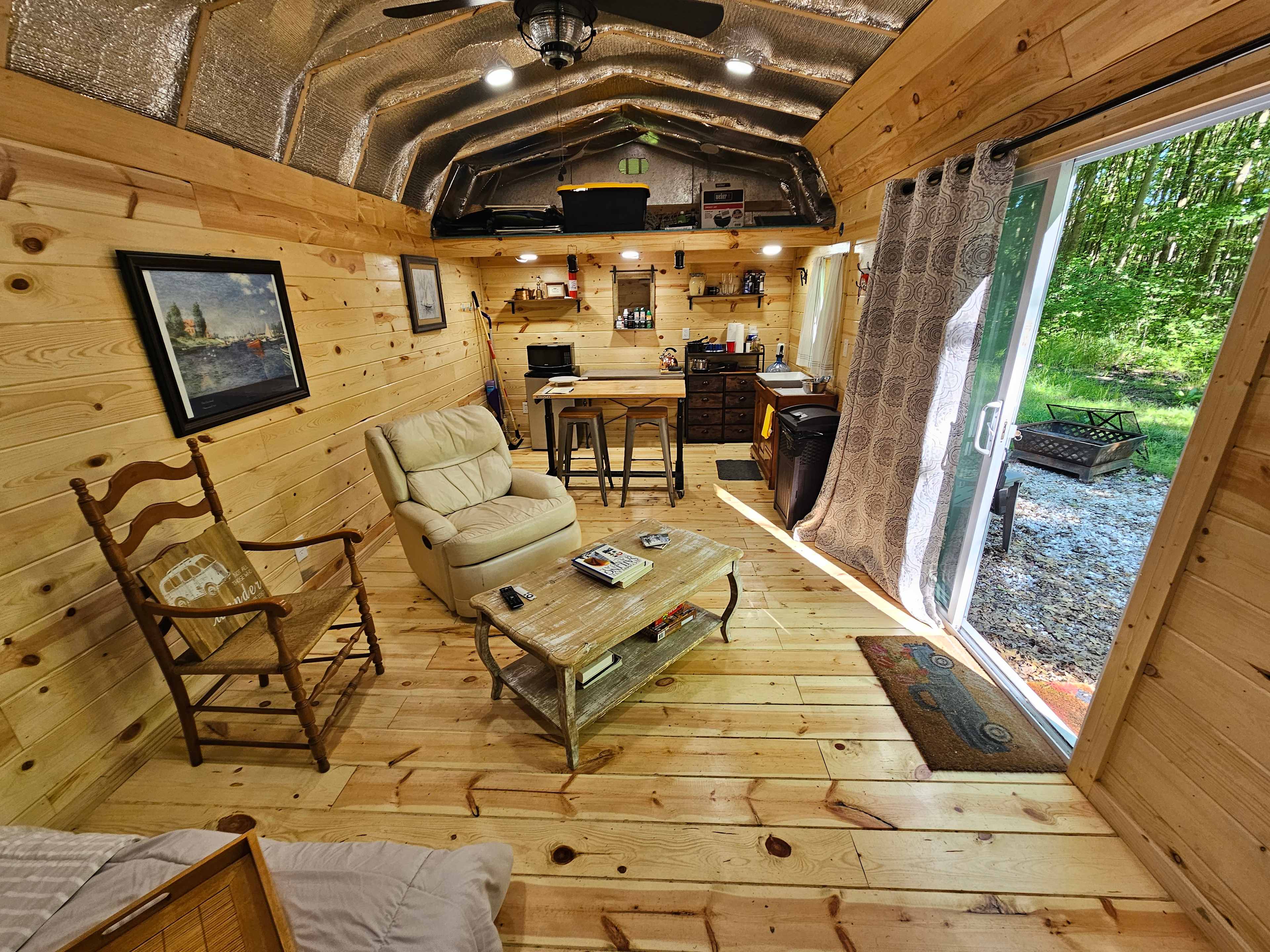 Cabin Off-Grid Camping