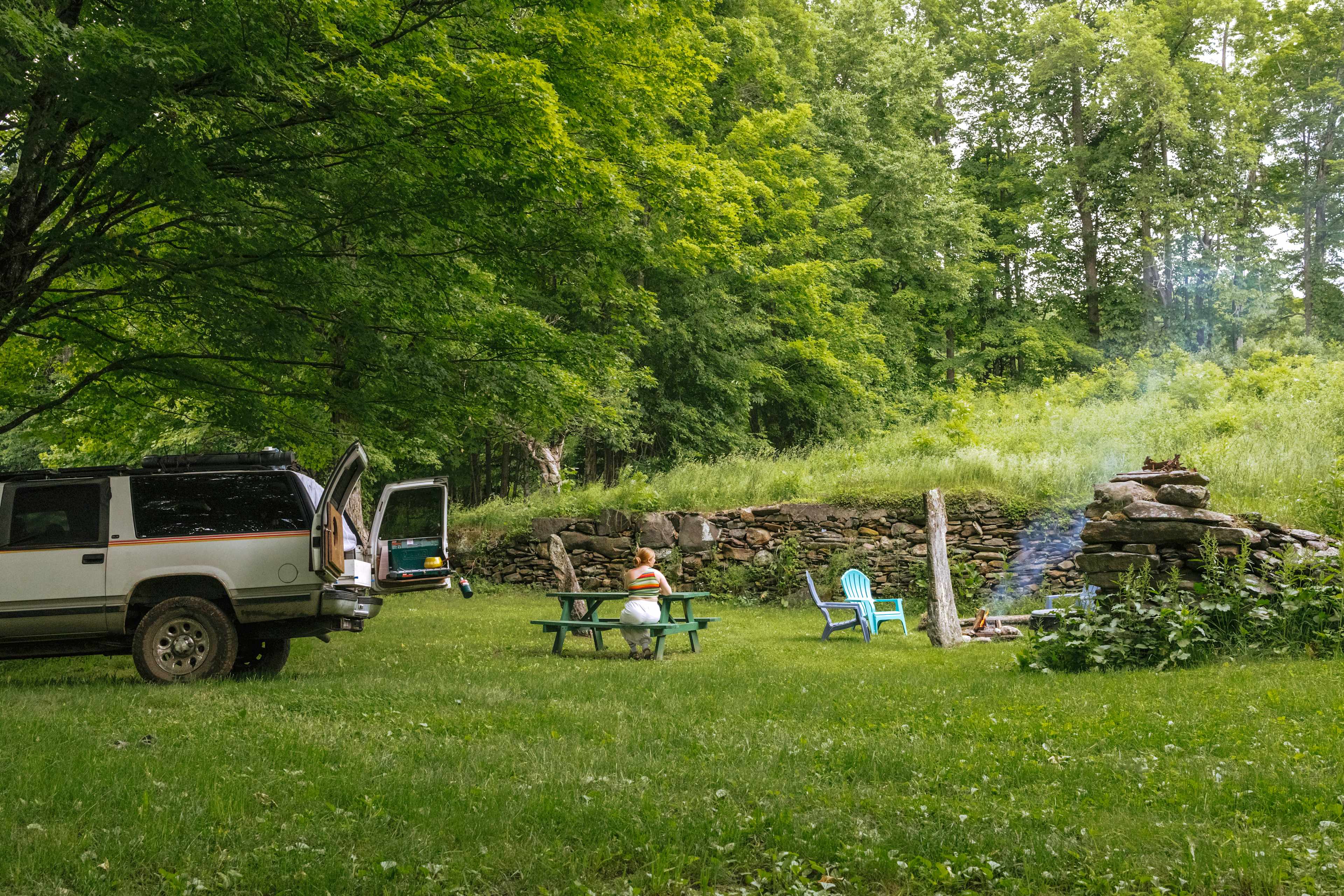 The site was great! It had shade, fire pit, picnic table, and an extension cord. 