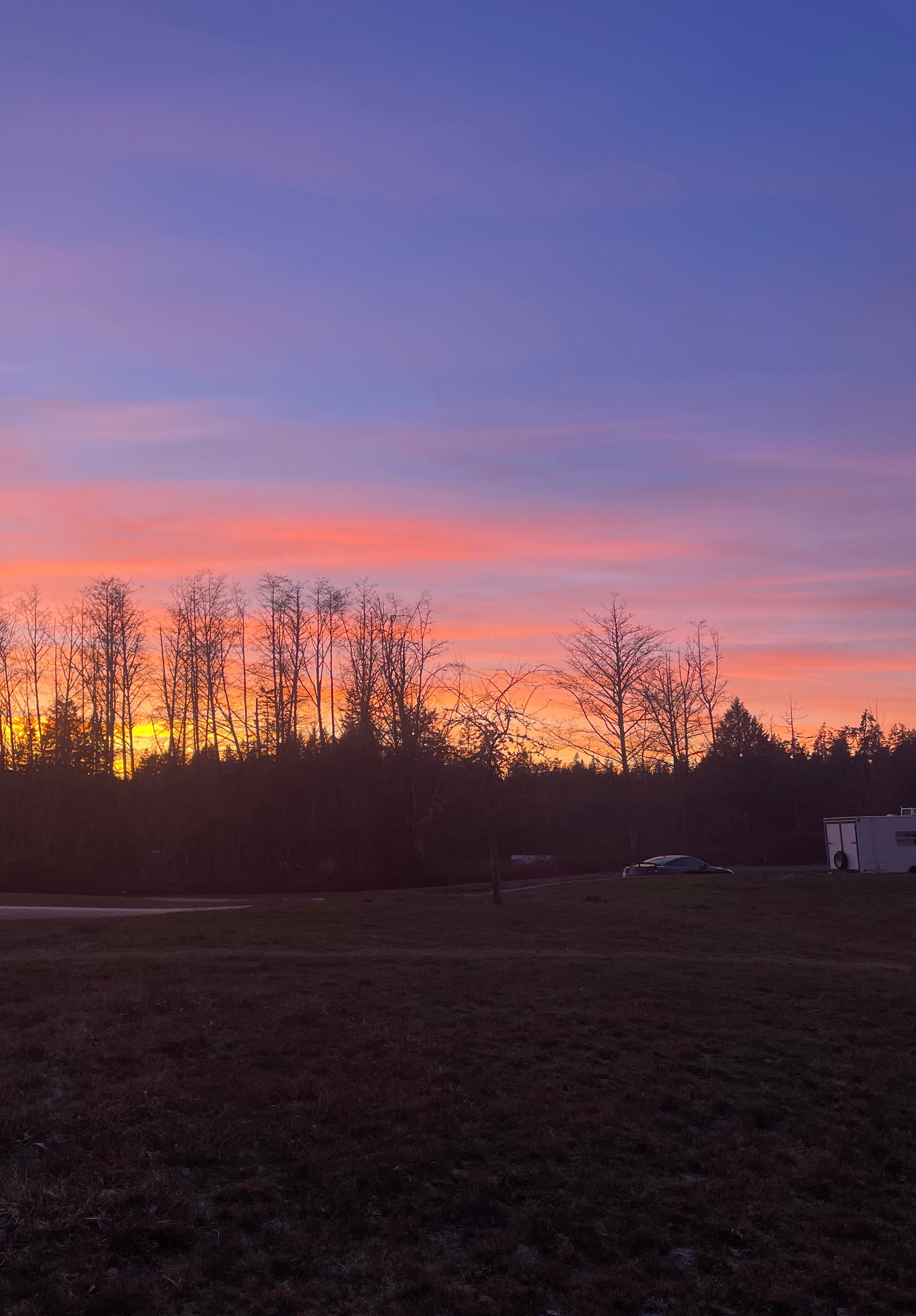 Beautiful sunsets from the property