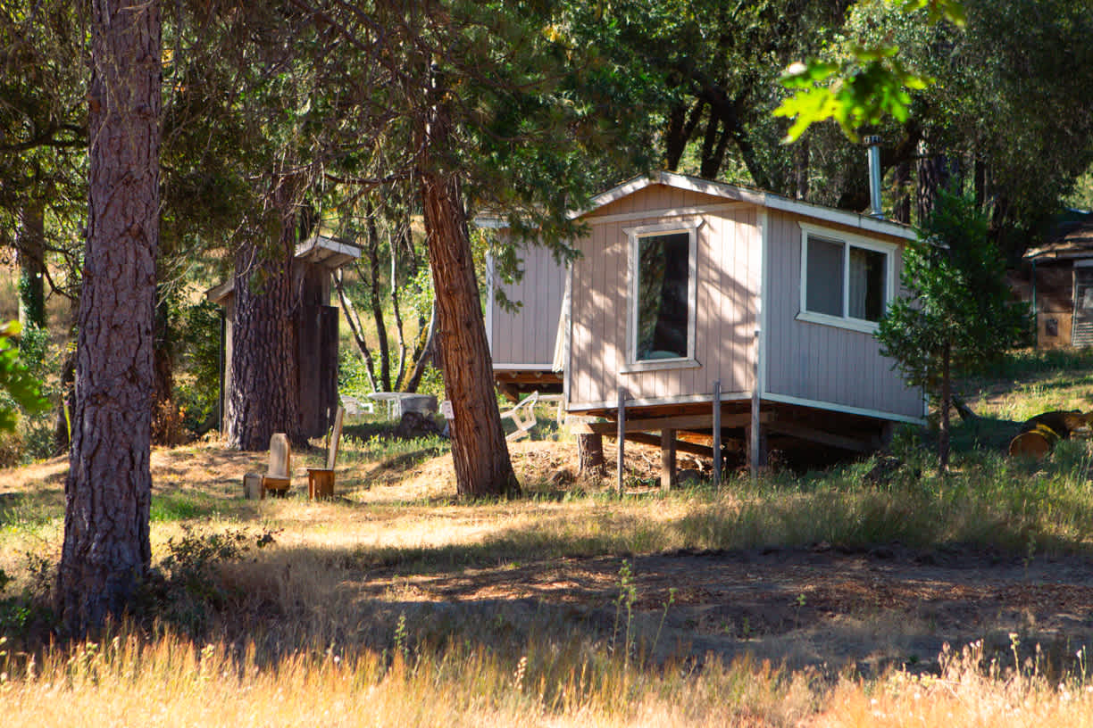 cute cabin overlooking the property