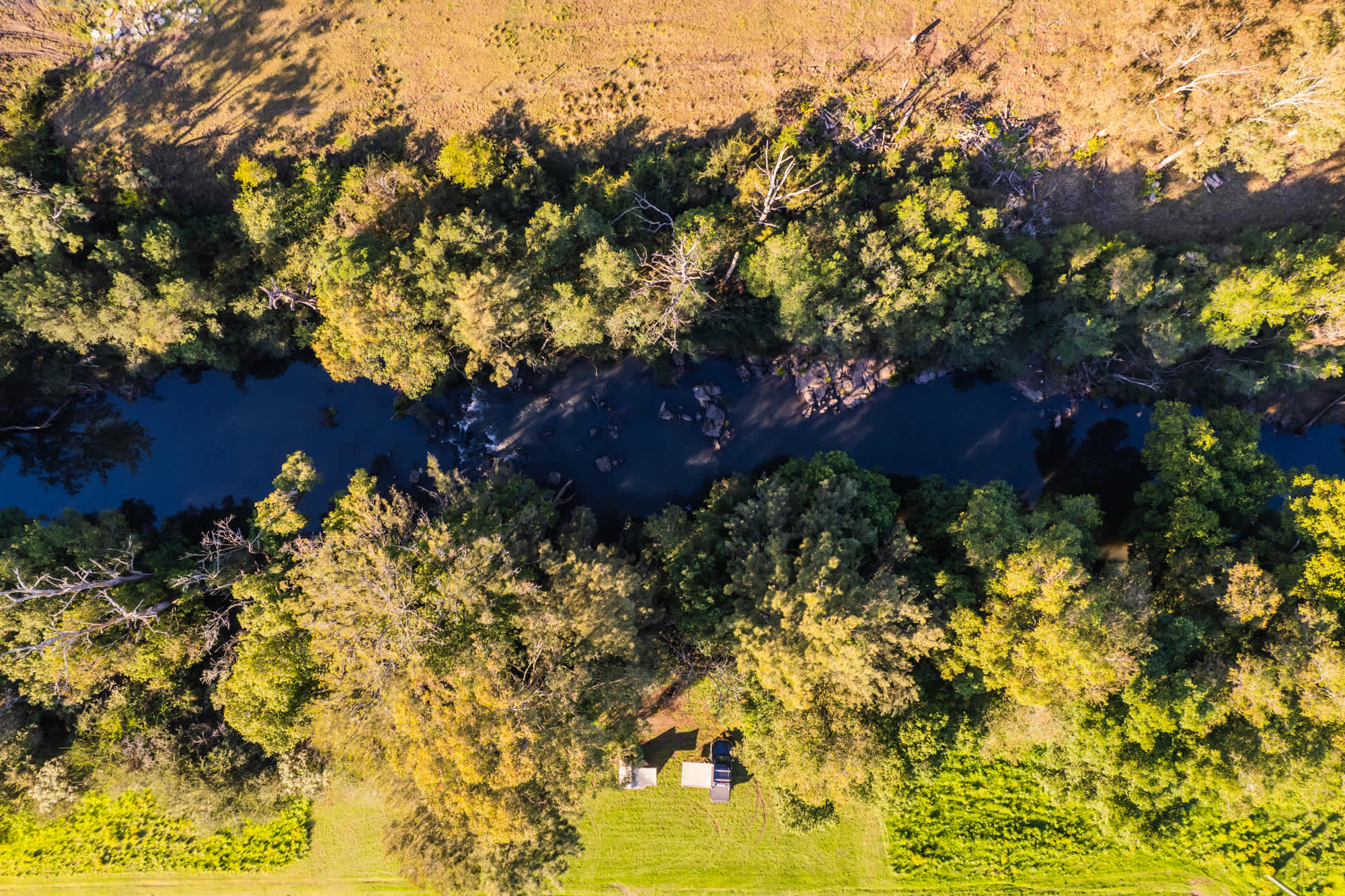 Campground view from above