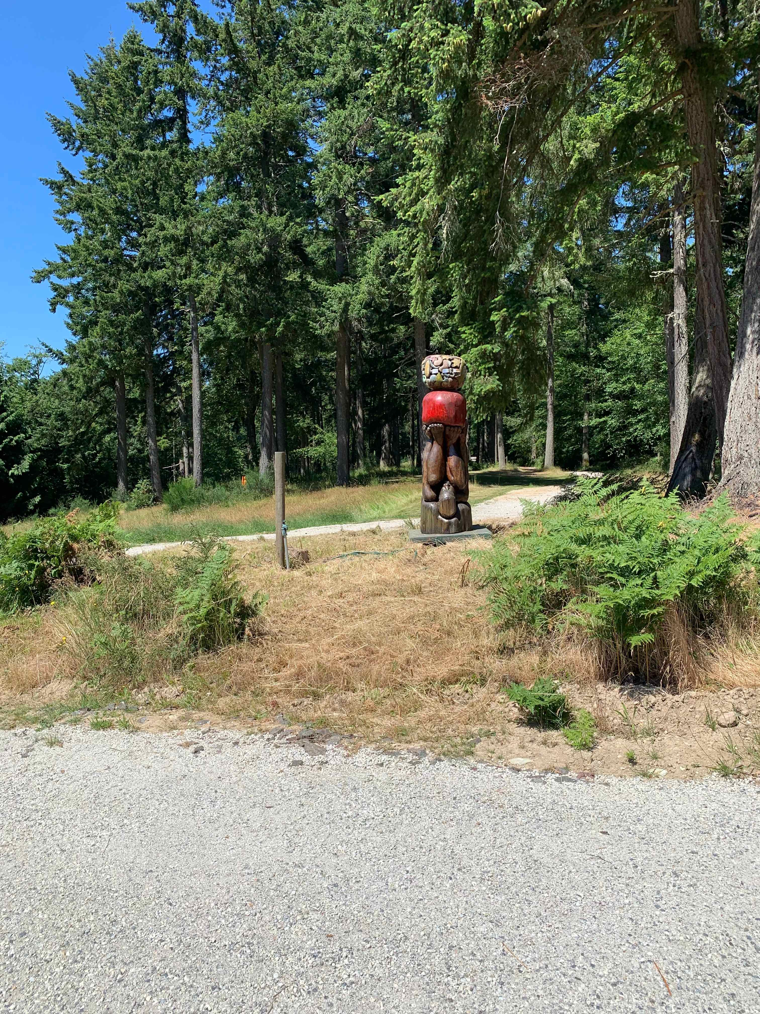 View of Studio Park Place 1 with water hydrant and adjacent 110 volt power outlet.
