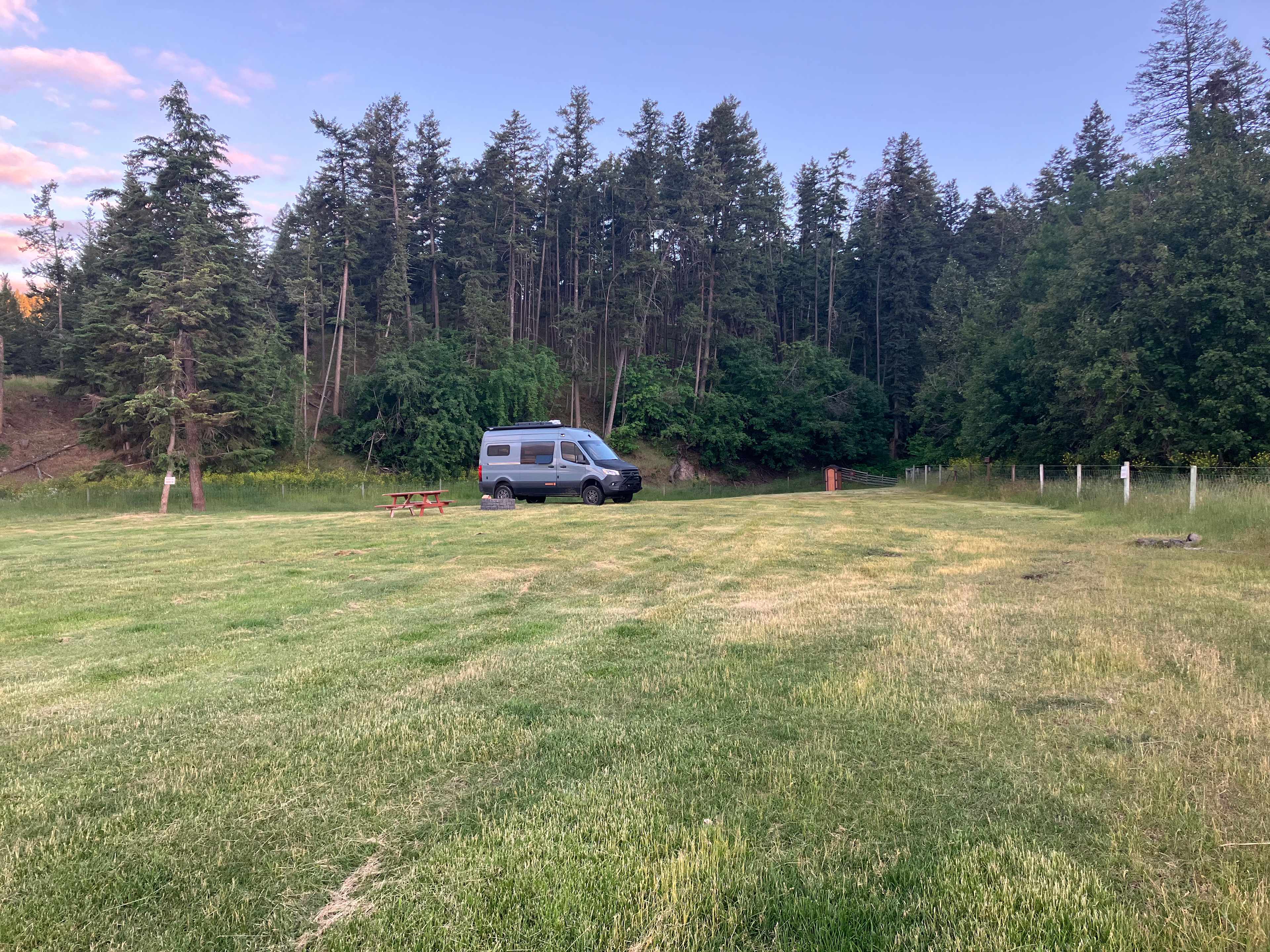 This is the main camping area with four sites